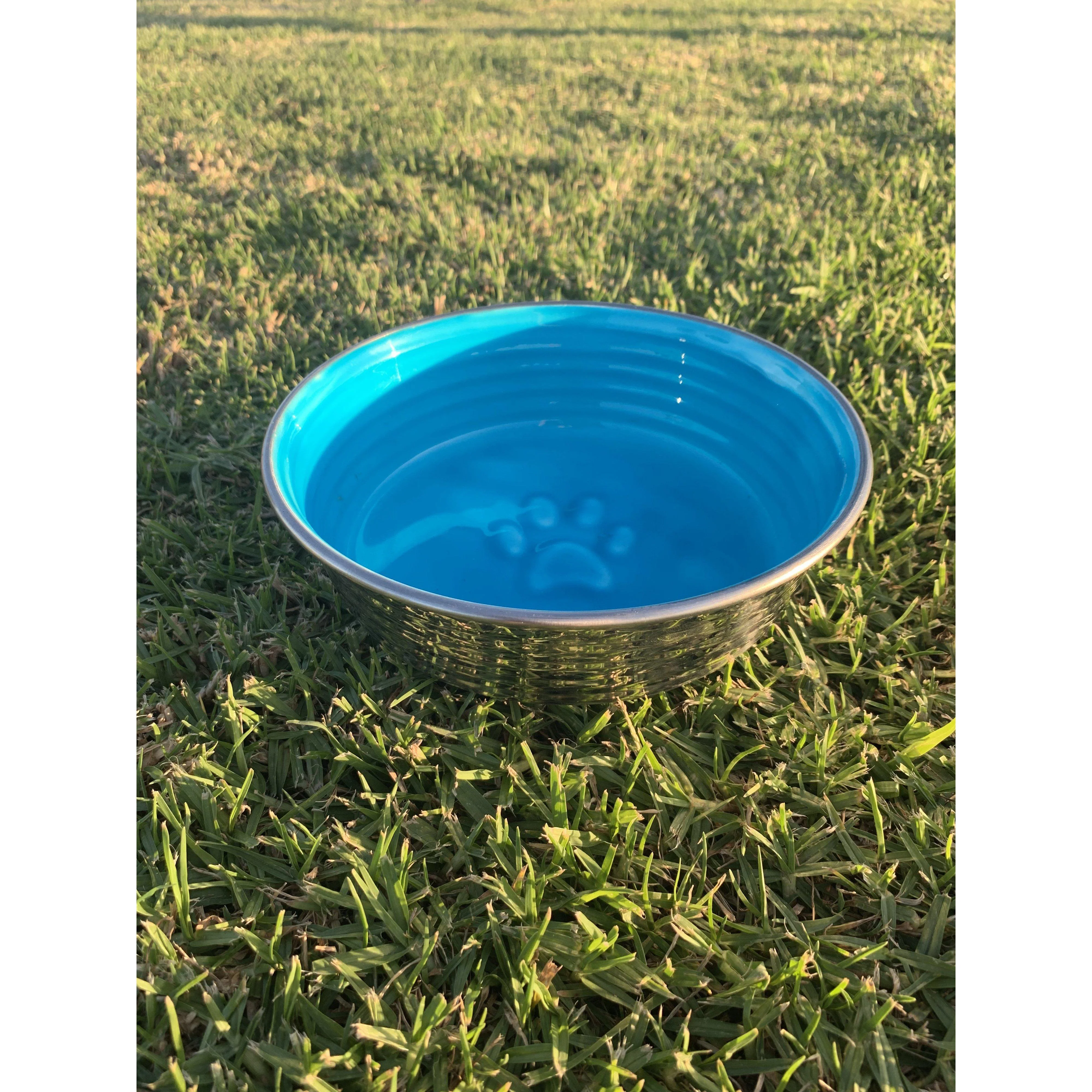 Loving Pets Le Bol Dog Bowl Seine Blue Medium - Image 2
