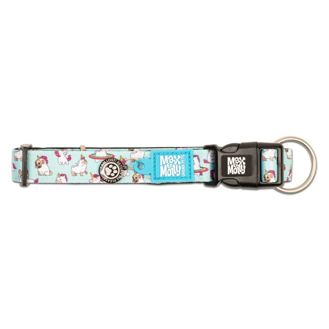Max & Molly Unicorn Smart ID Dog Collar Small - Image 2