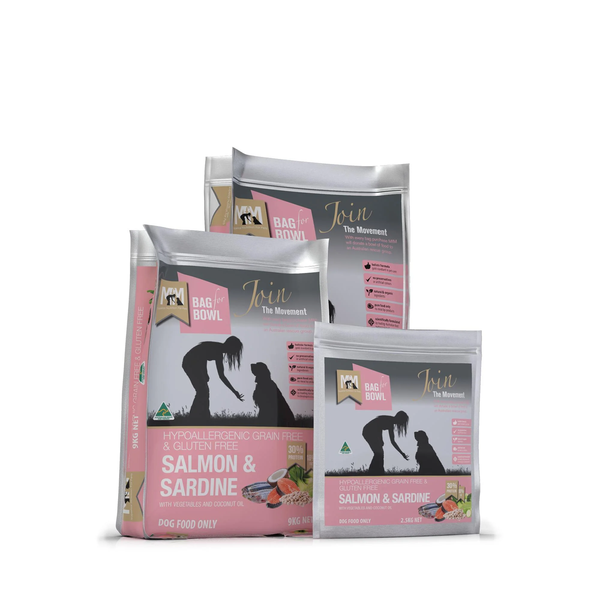 Meals for Mutts Grain Free Salmon and Sardine Dry Dog Food 9kg - Image 5