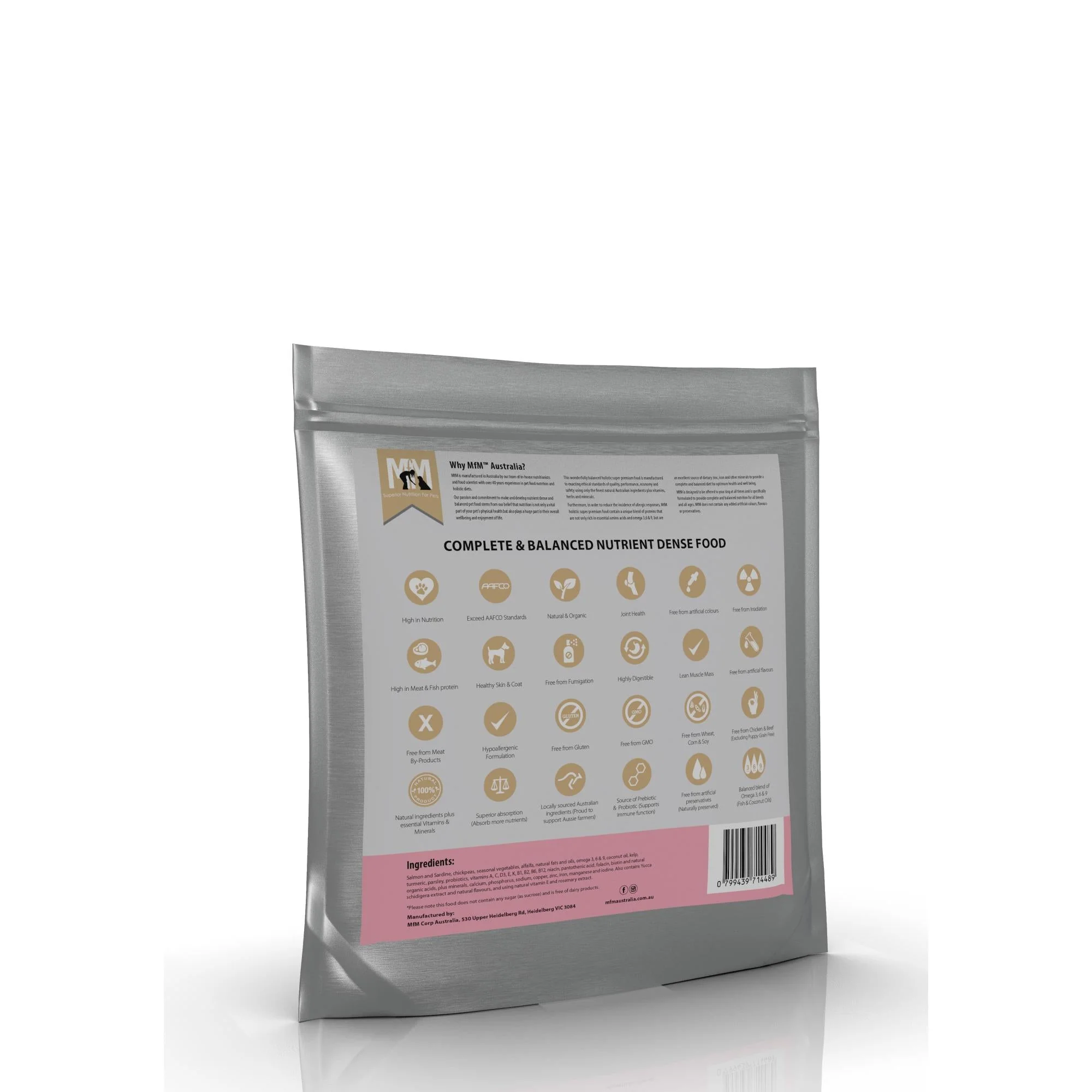 Meals for Mutts Grain Free Salmon and Sardine Dry Dog Food 2.5kg - Image 2