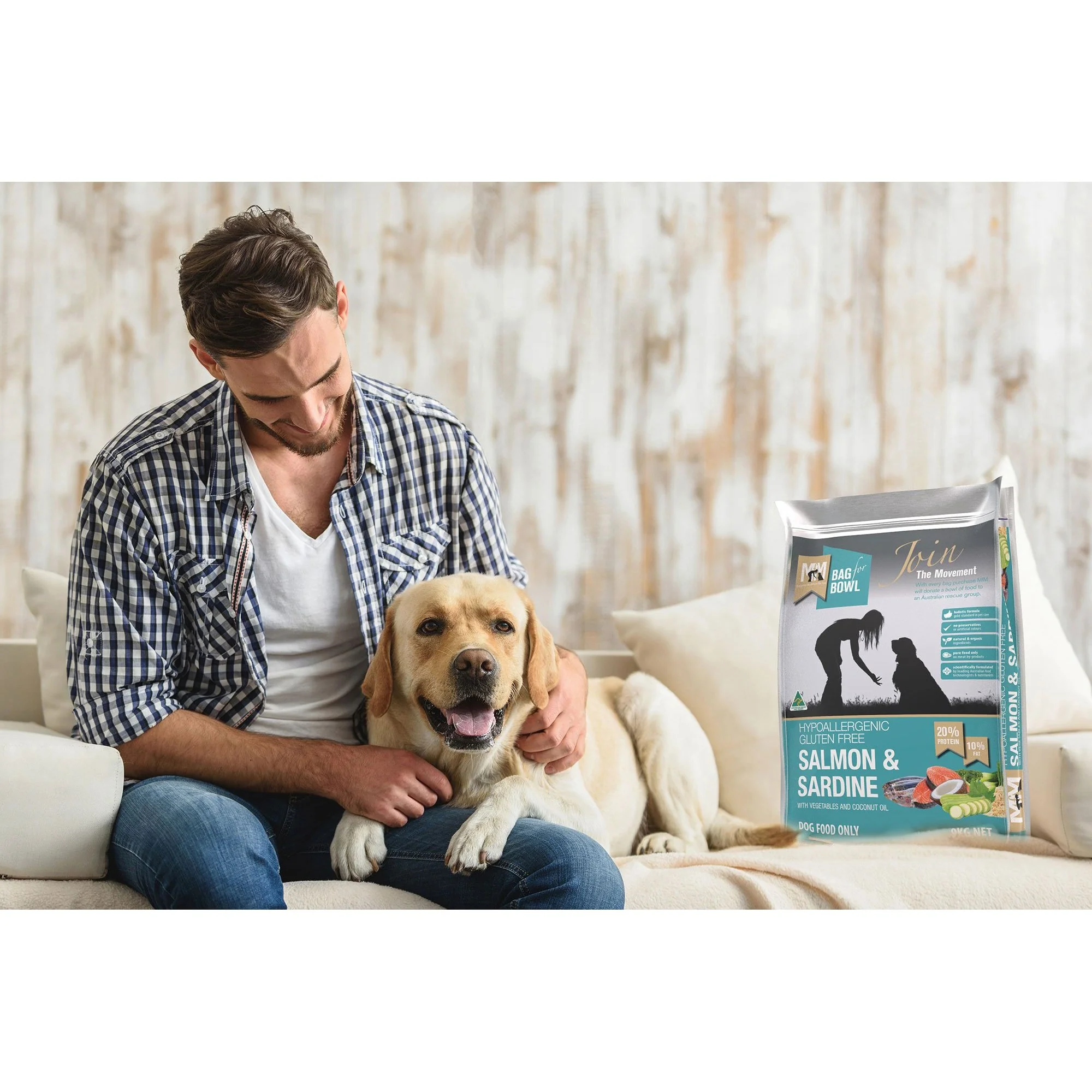 Meals for Mutts Salmon and Sardine Dry Dog Food 9kg - Image 4