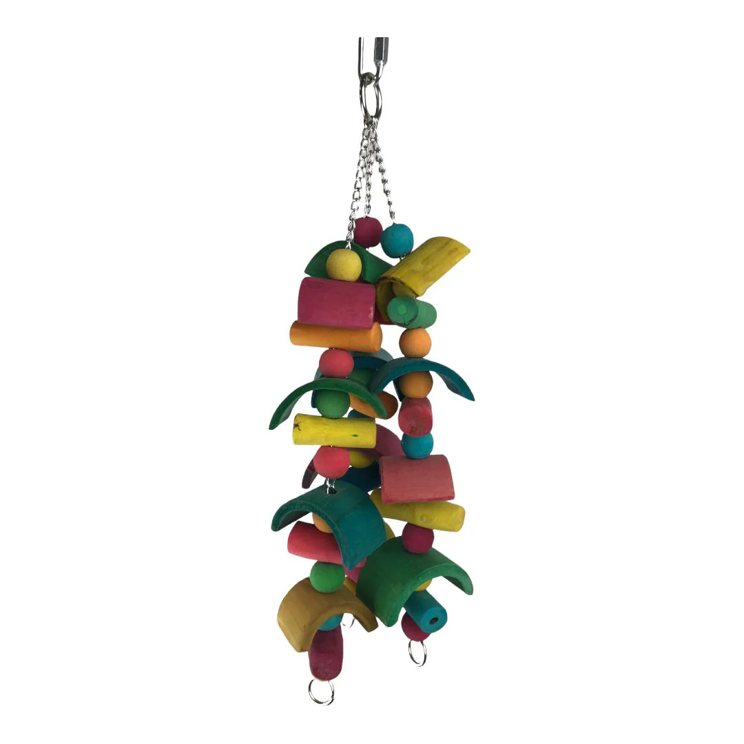Ninos Java Half Moon Glider Toy for Birds Large