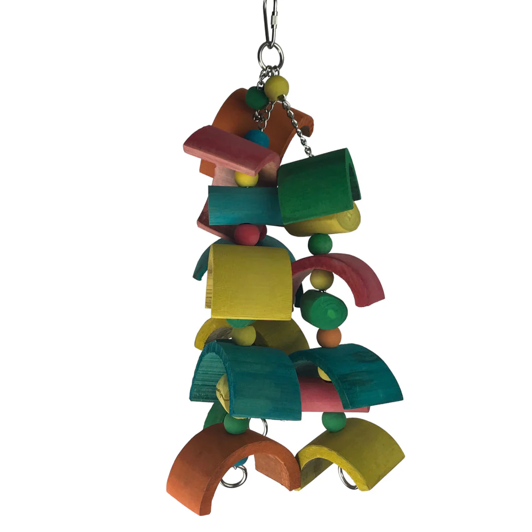 Ninos Java Half Moon Glider Toy for Birds Large - Image 6