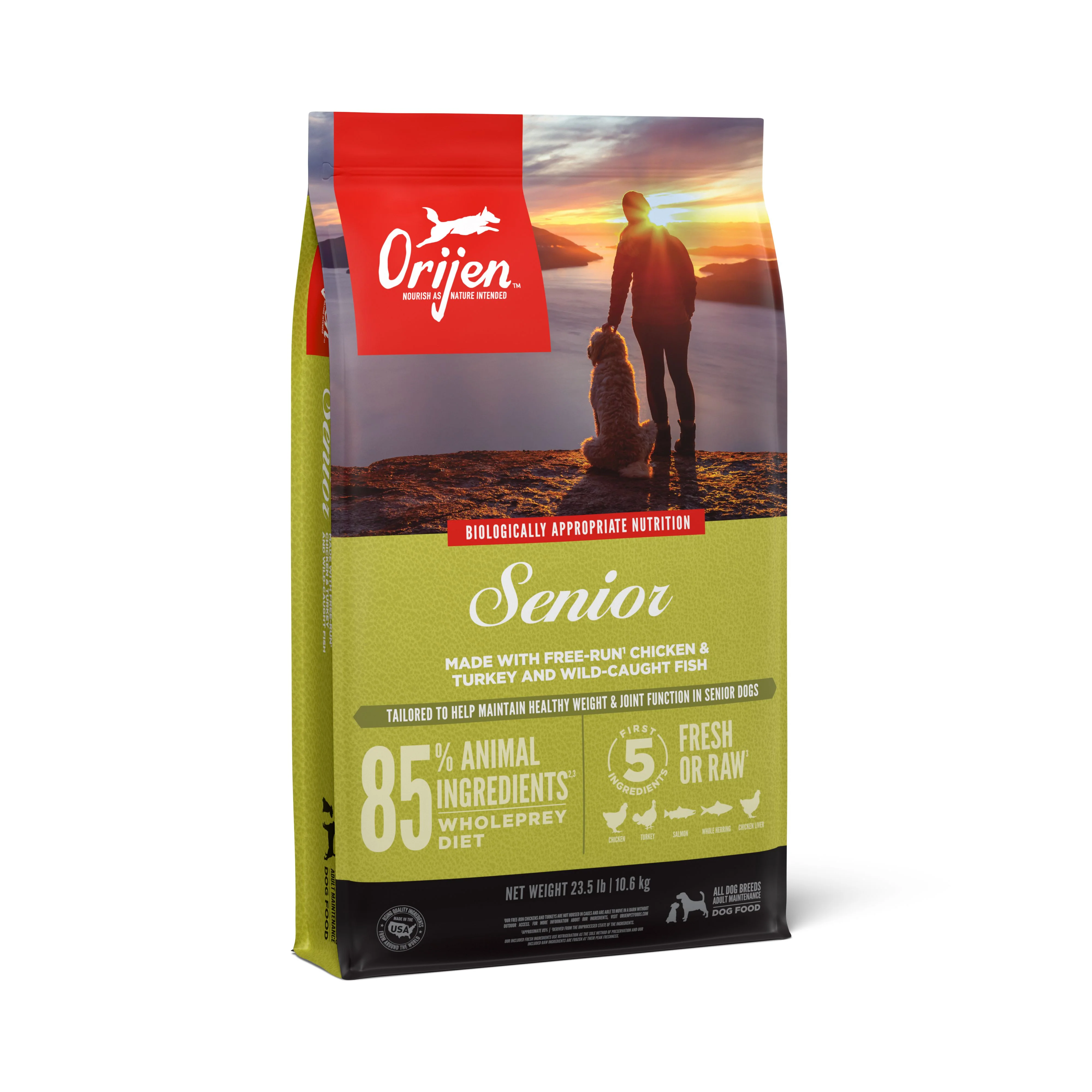 ORIJEN Senior Biologically Appropriate Dry Dog Food 10.6kg - Image 3