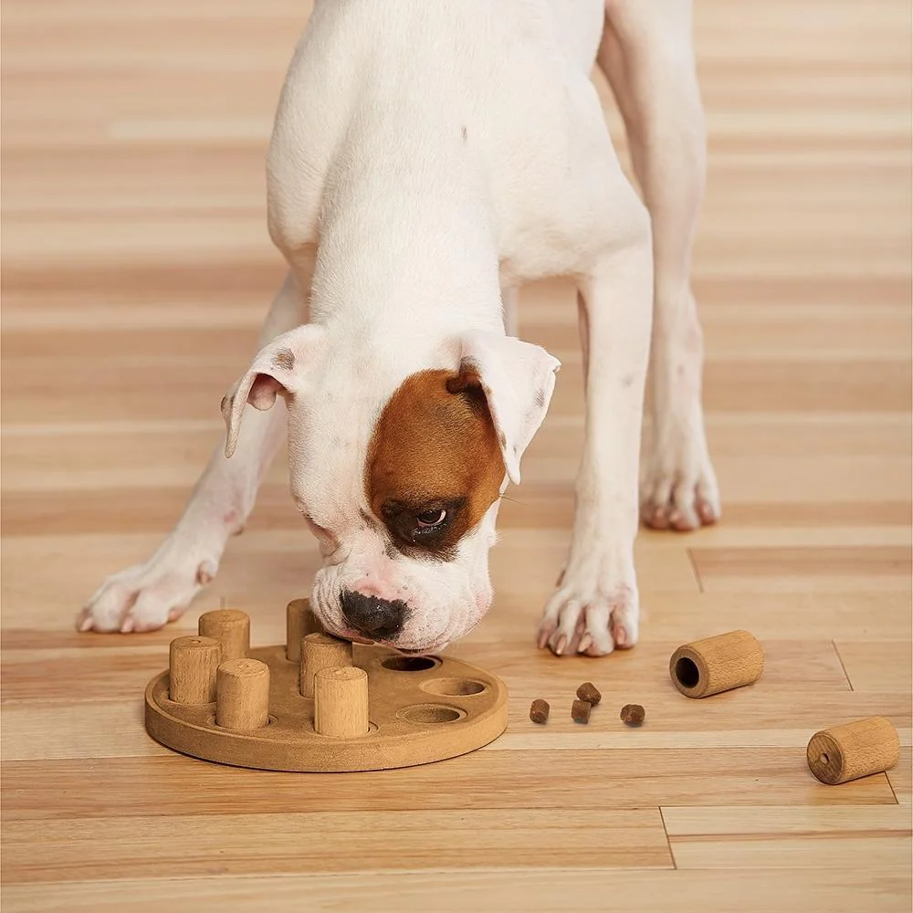 Nina Ottosson DogSmart Wooden Puzzle Feeder Dog Toy - Image 3