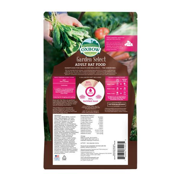 Oxbow Garden Select Rat Food Adult 1.13kg - Image 2