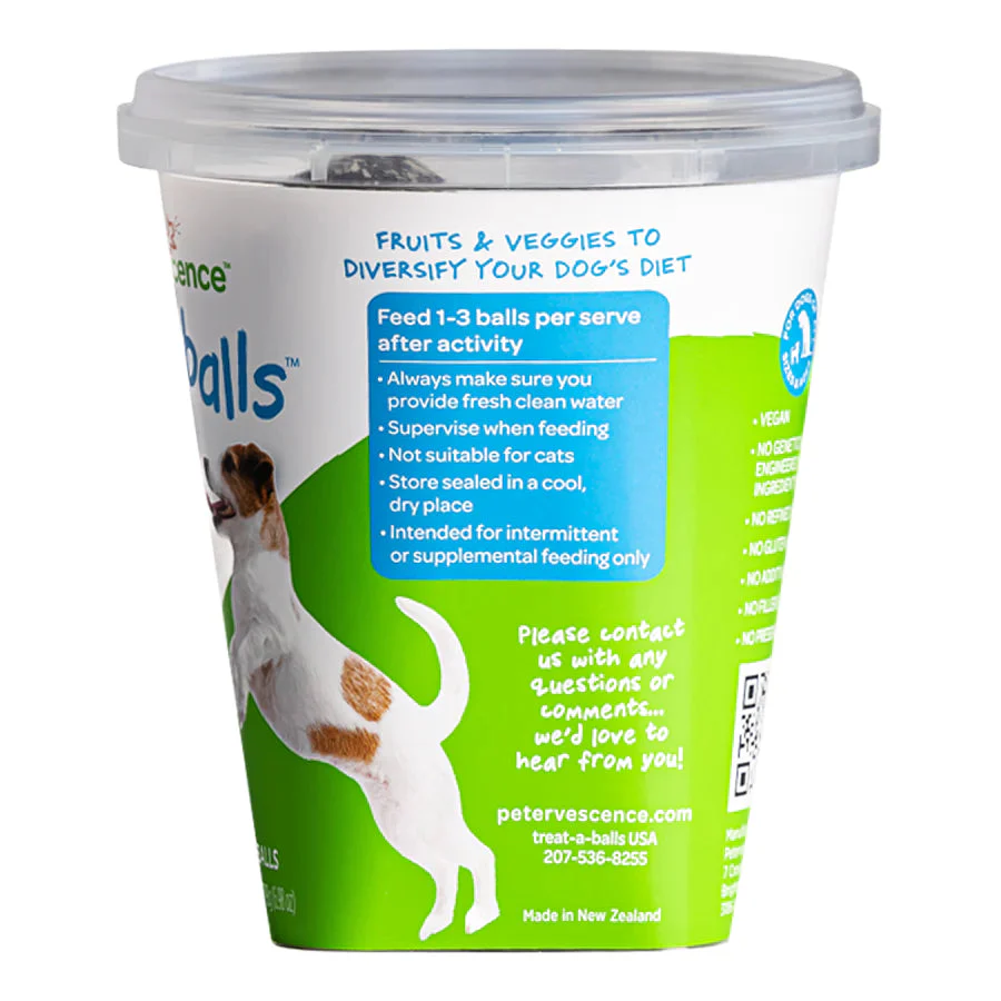 Petervescence Treat A Balls Mango Chia and Spinach Dog Treats 198g - Image 3