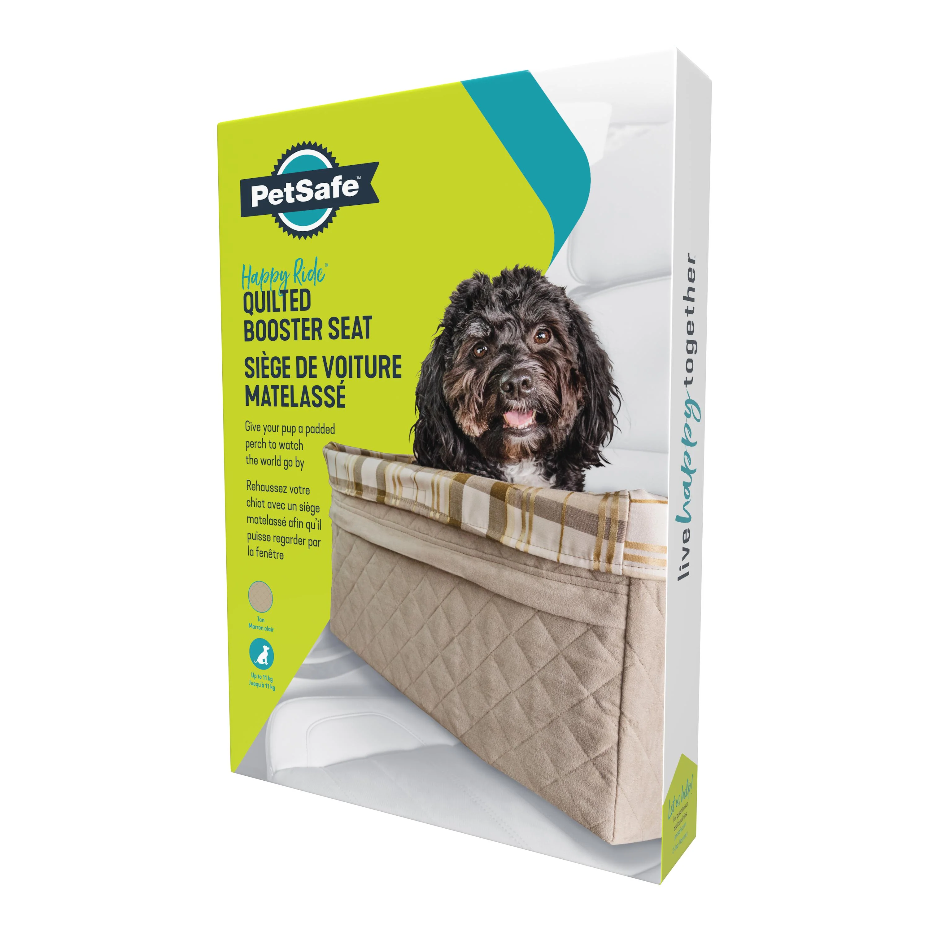 PetSafe Happy Ride Quilted Dog Booster Seat 8kg - Image 4