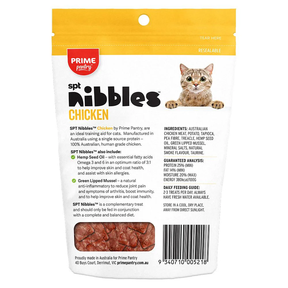 Prime Pantry Cat Nibbles Chicken Treats 40g - Image 2