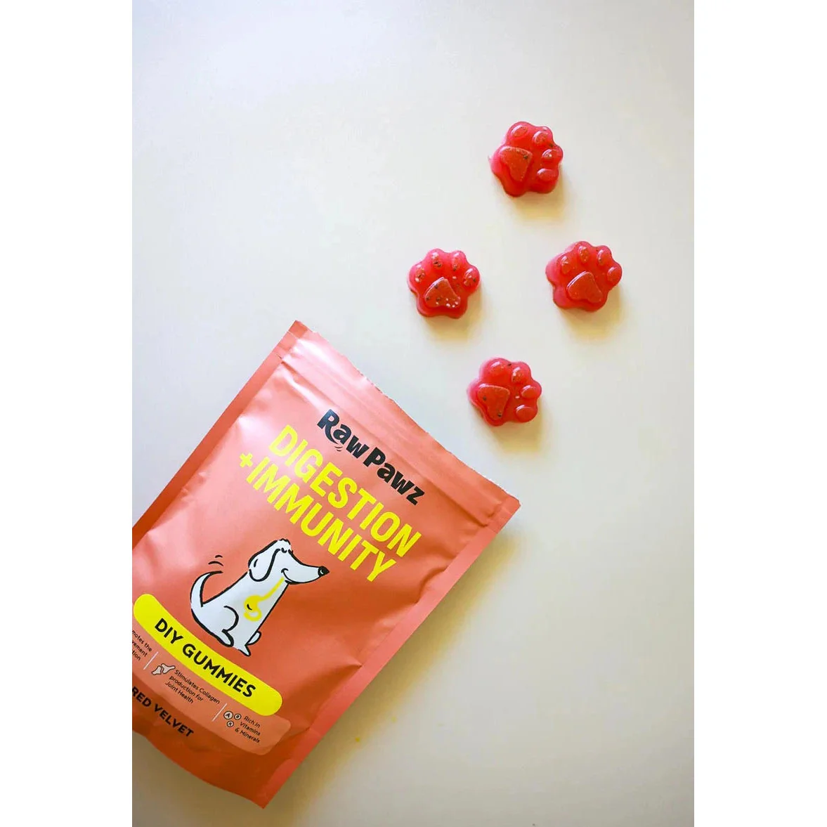 Raw Pawz DIY Gummies Red Velvet Dog Treats 90g - Image 2