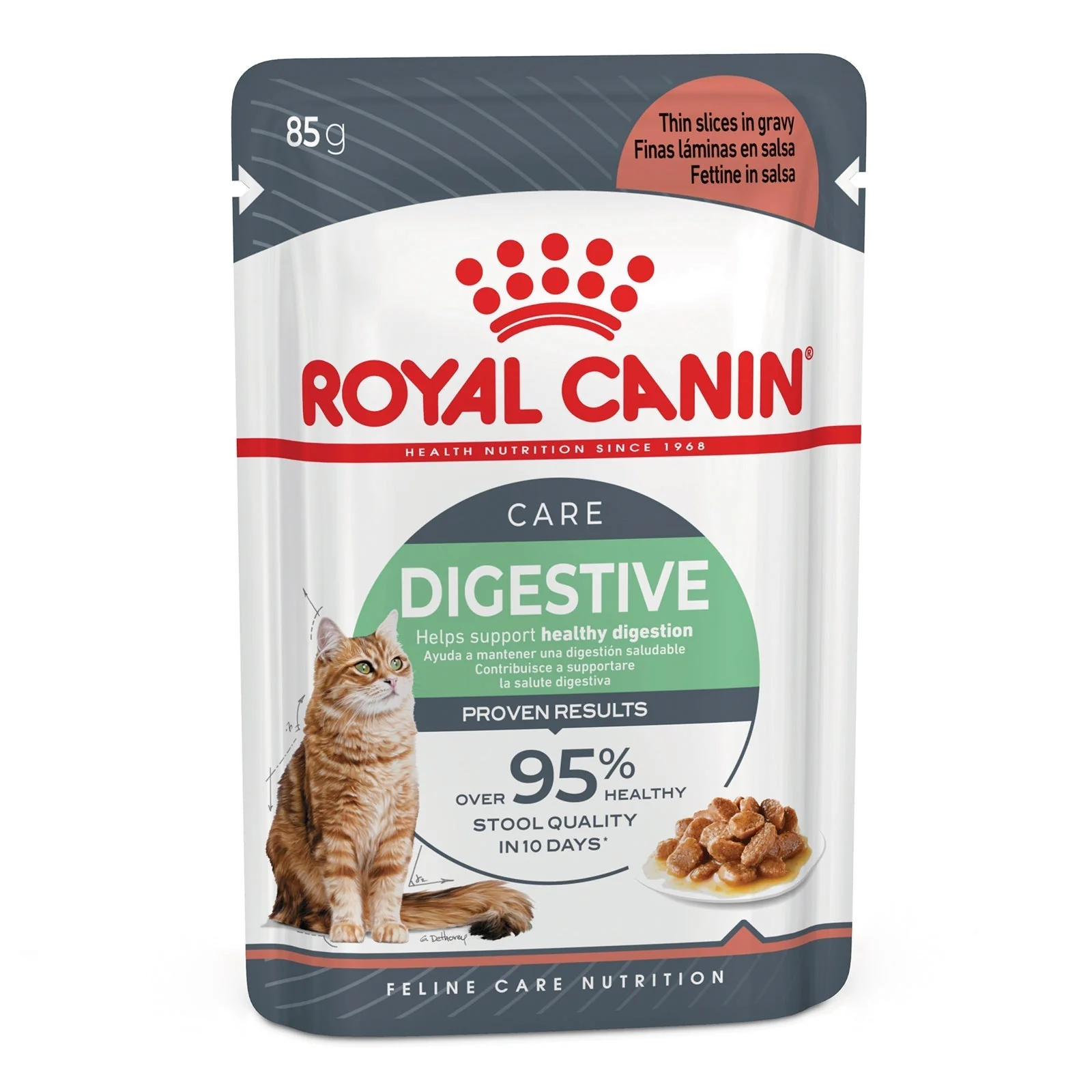 Royal Canin Cat Digestive Care Adult Gravy Pouches 85g x 12 - Image 3