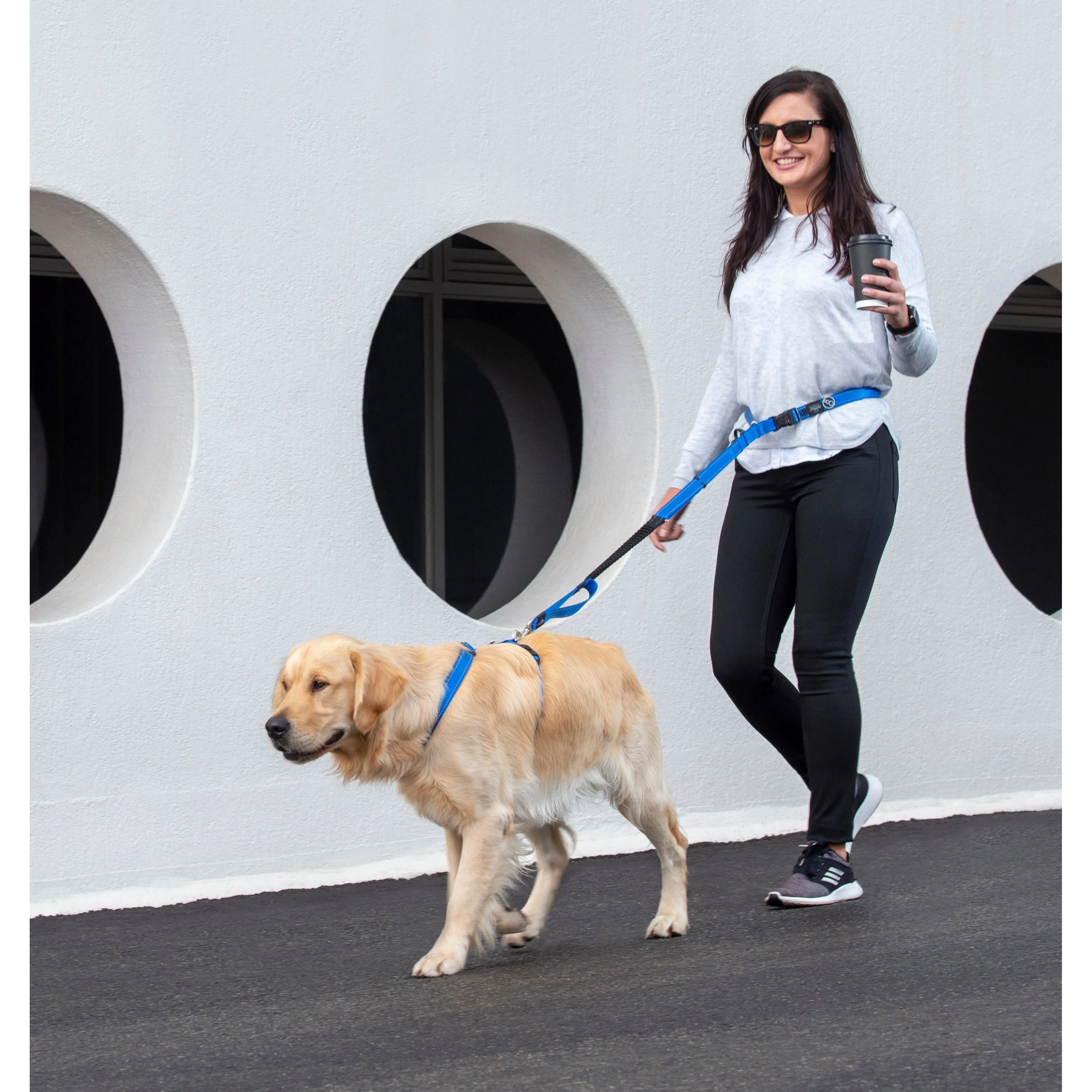 Rogz Specialty Handsfree Medium Dog Lead Black - Image 3