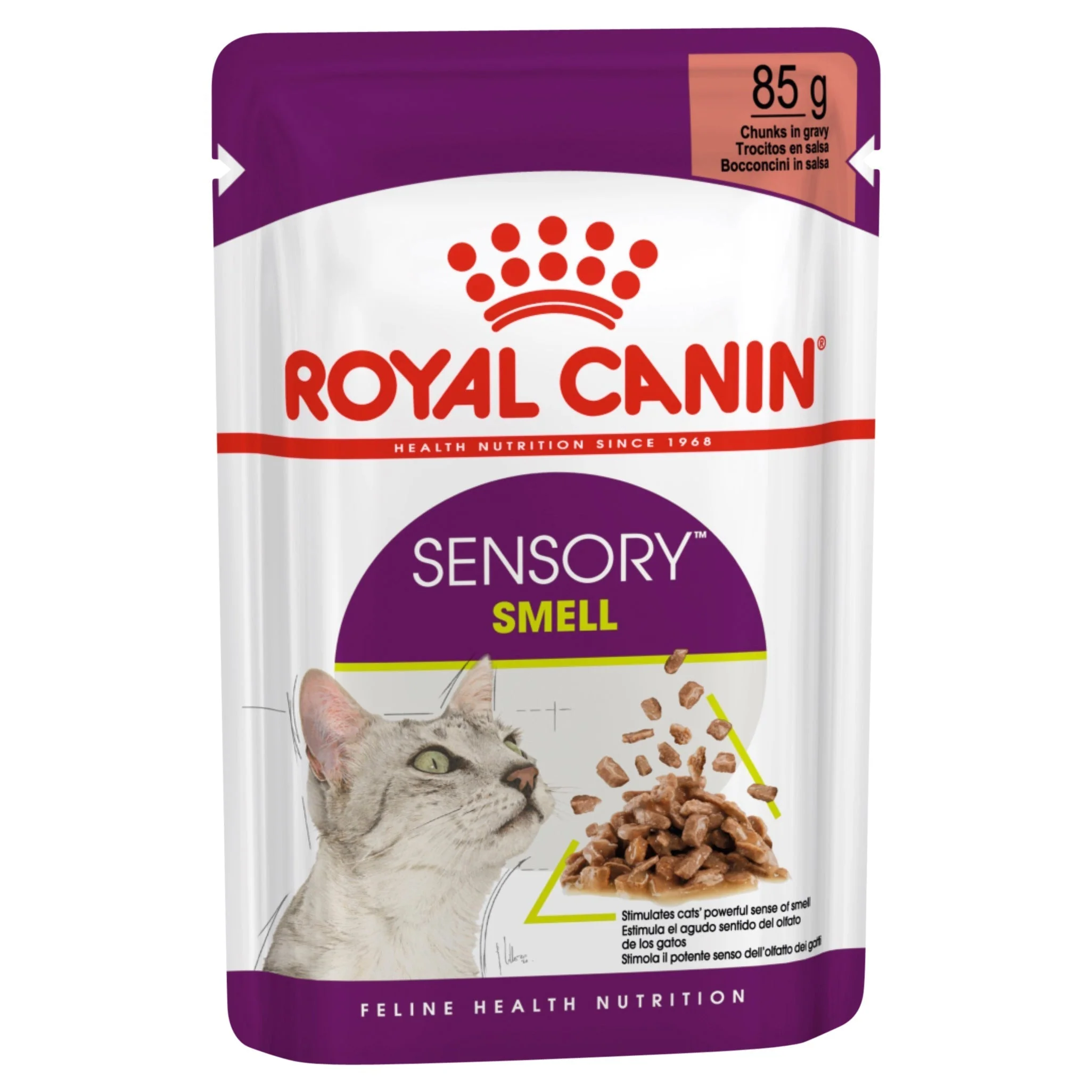 Royal Canin Cat Sensory Smell Gravy Adult Wet Food Pouches 85g x 12 - Image 2