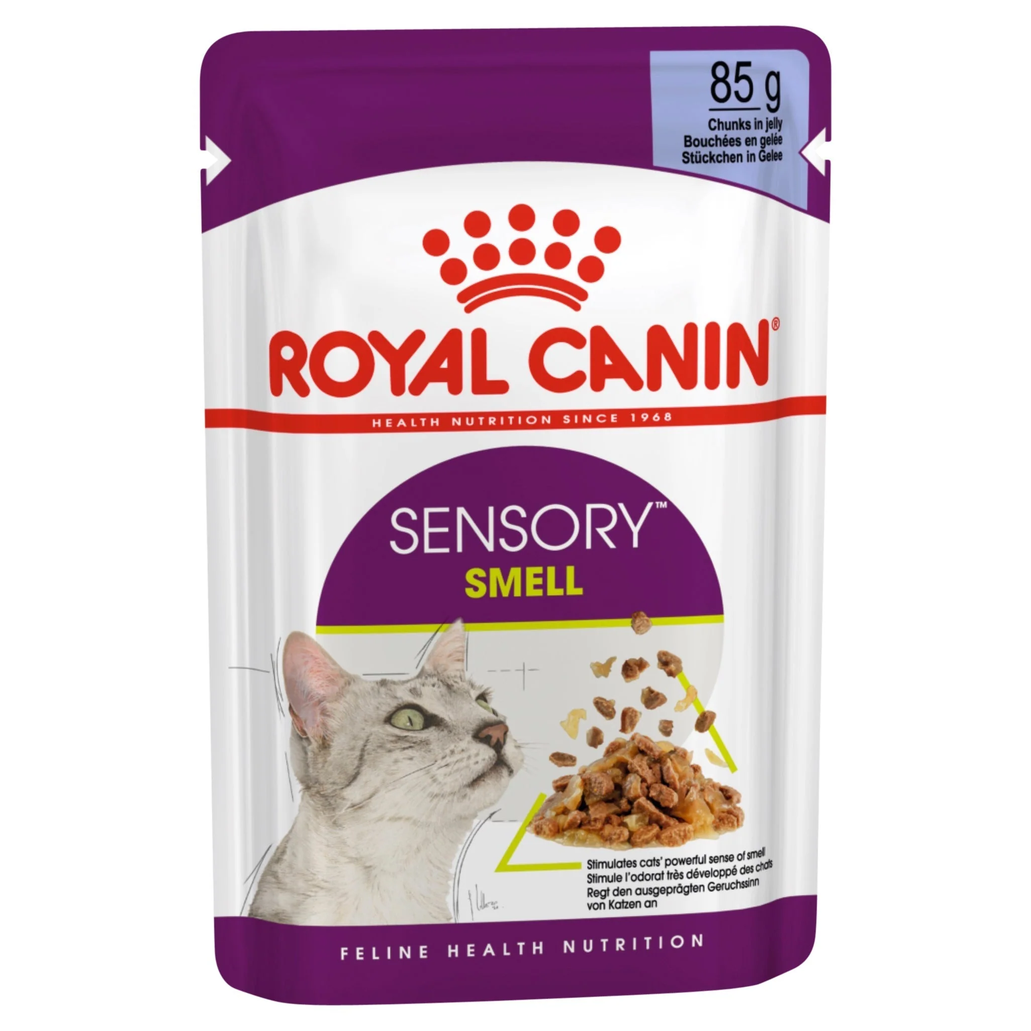 Royal Canin Cat Sensory Smell Jelly Adult Wet Food Pouches 85g x 12 - Image 2