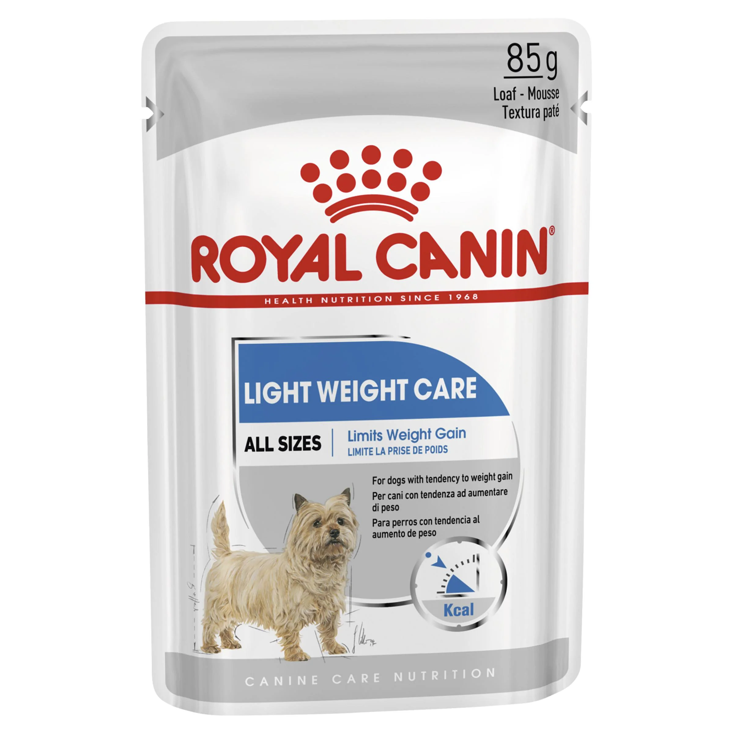 Royal Canin Dog Light Weight Care Loaf Wet Food Pouch 85g