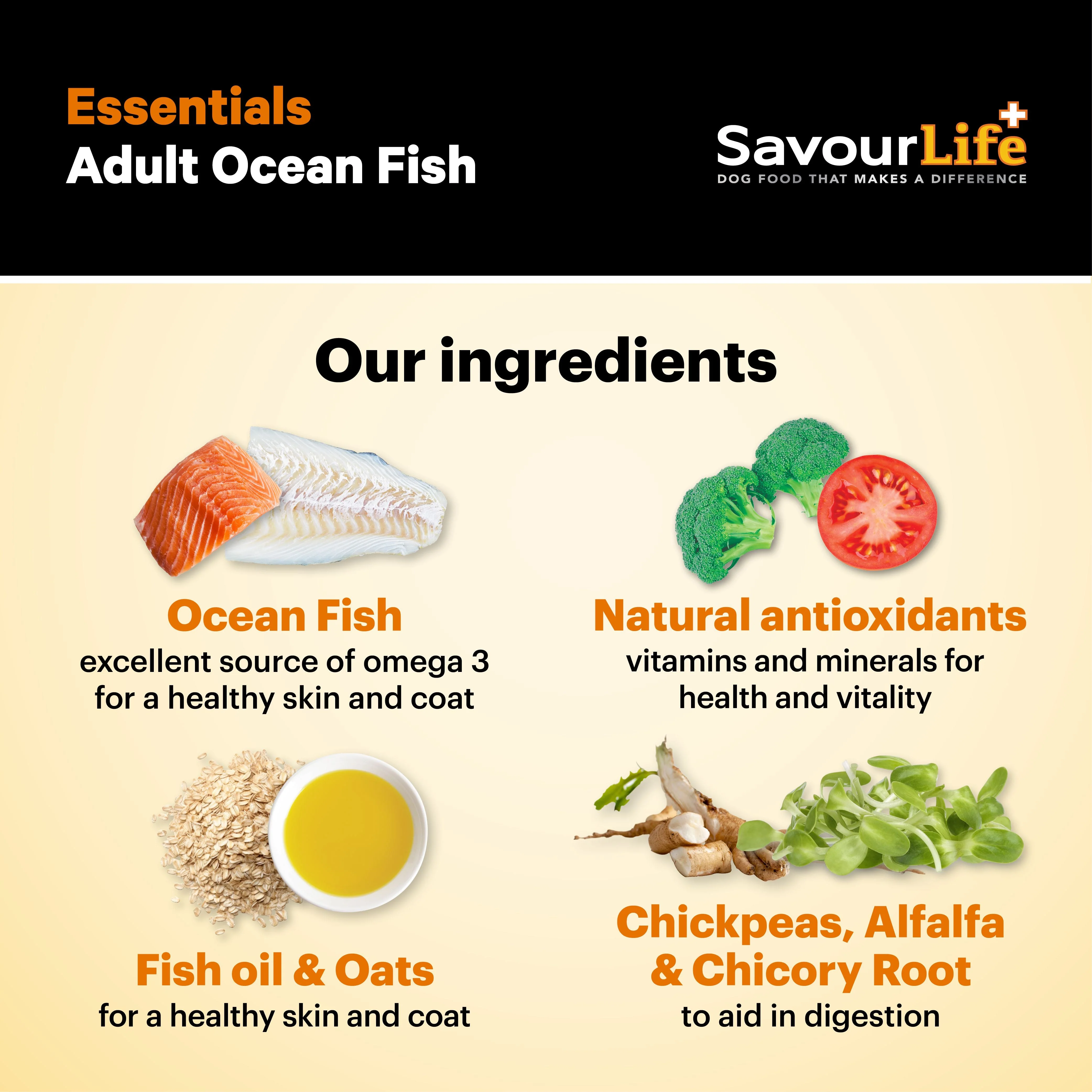 Savourlife Essentials Dry Dog Food Ocean Fish with Veggies & Rice 15kg - Image 8