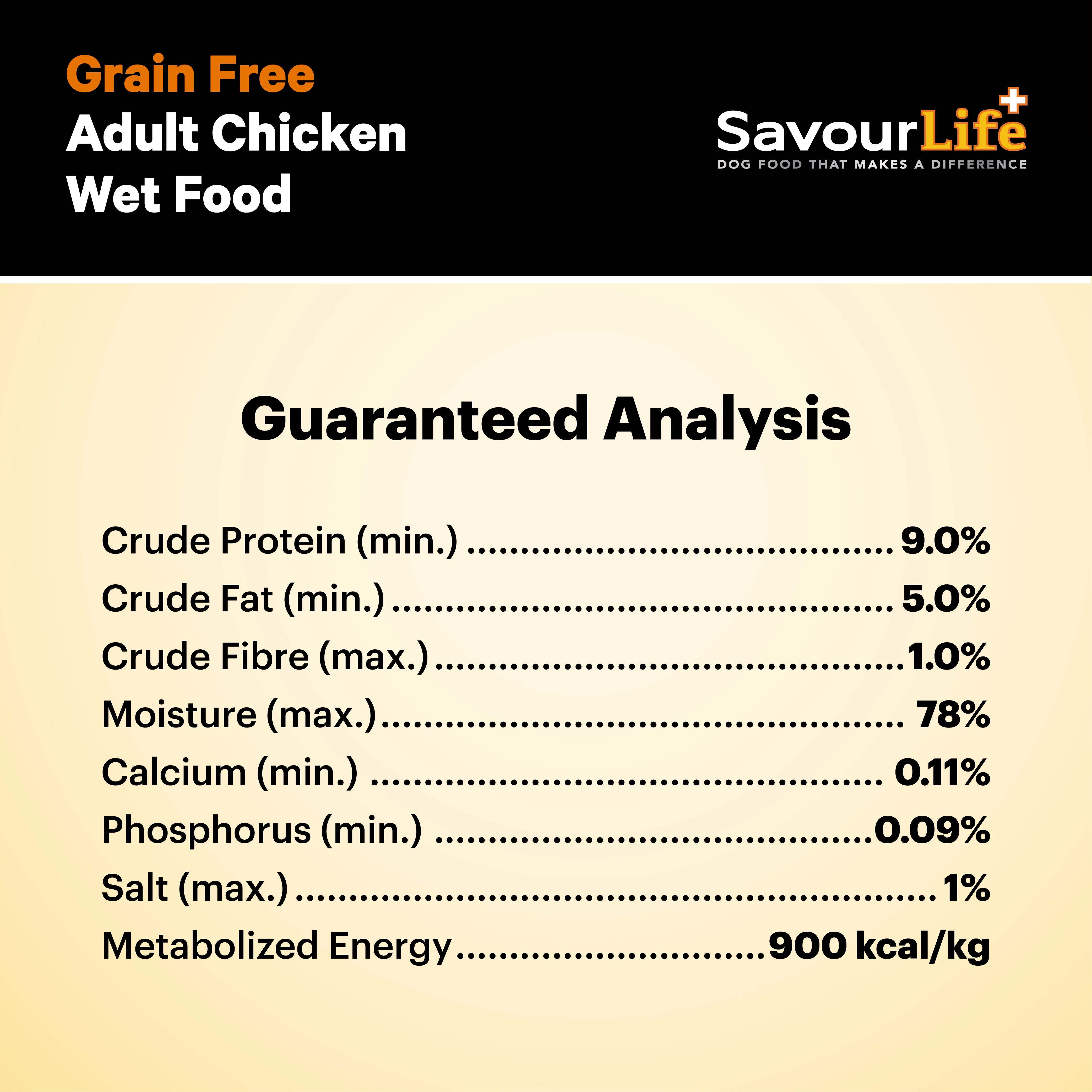 Savourlife Grain Free Chicken Adult Dog Wet Food 375g X12 - Image 12