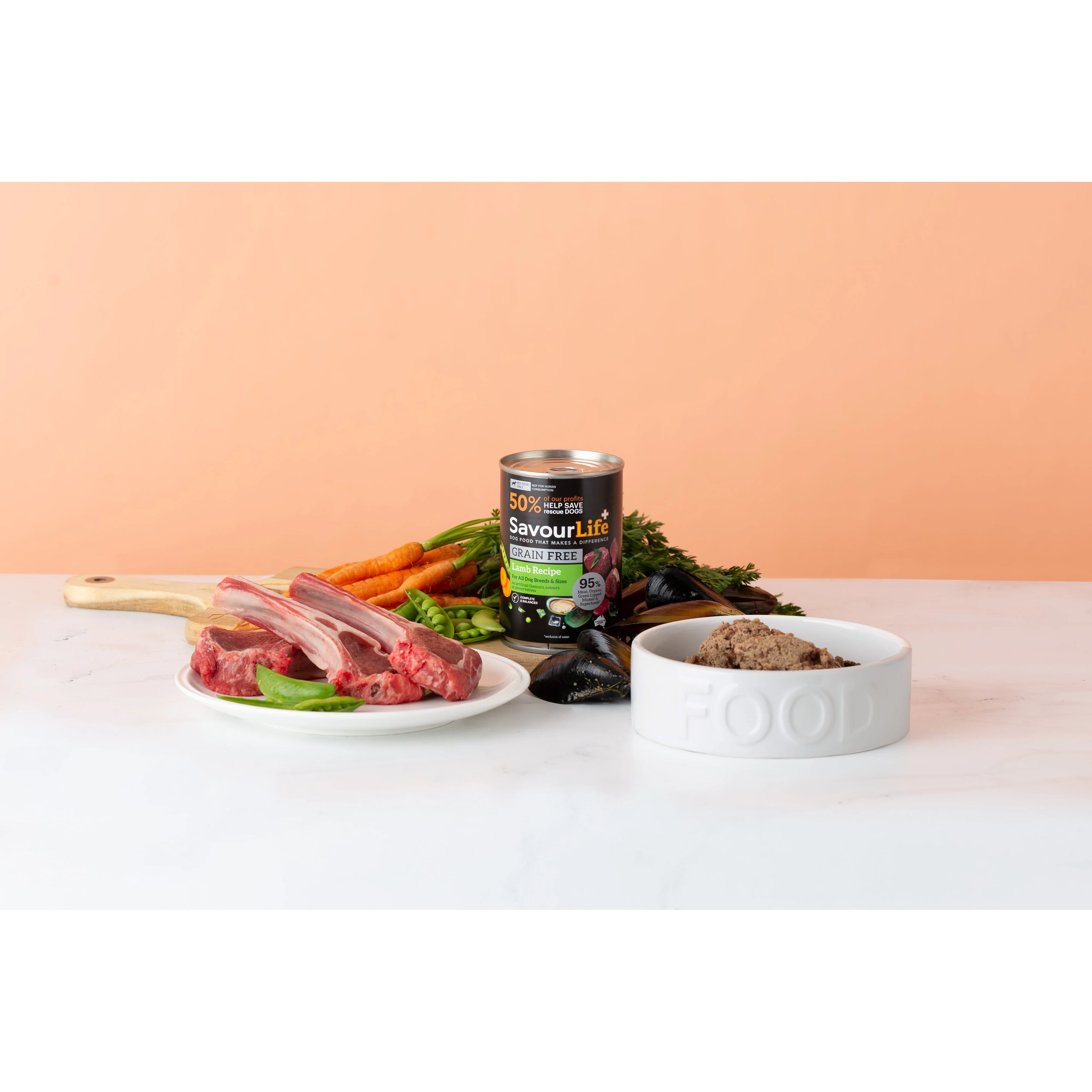 SavourLife Grain Free Lamb Adult Dog Wet Food 375g X12 - Image 5