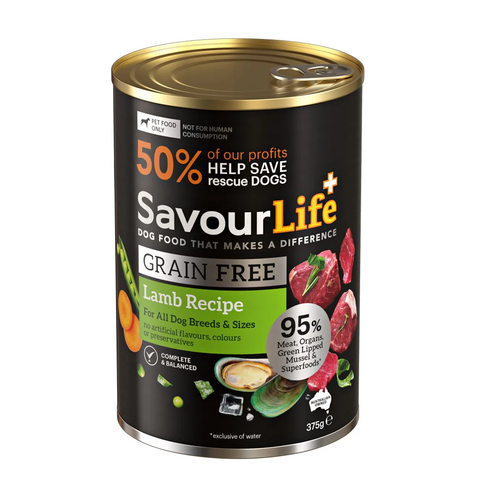 SavourLife Grain Free Lamb Adult Dog Wet Food 375g X12 - Image 6