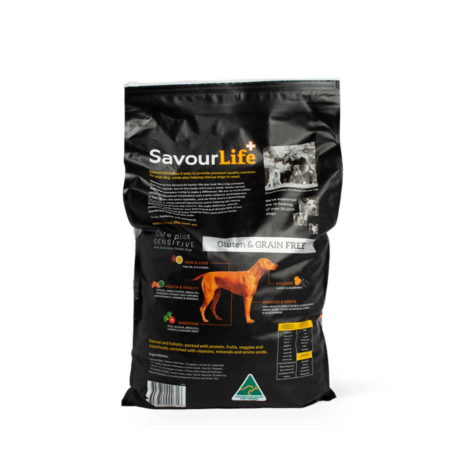 SavourLife Grain Free Sensitive Dry Dog Food Ocean Fish 2.5kg - Image 3