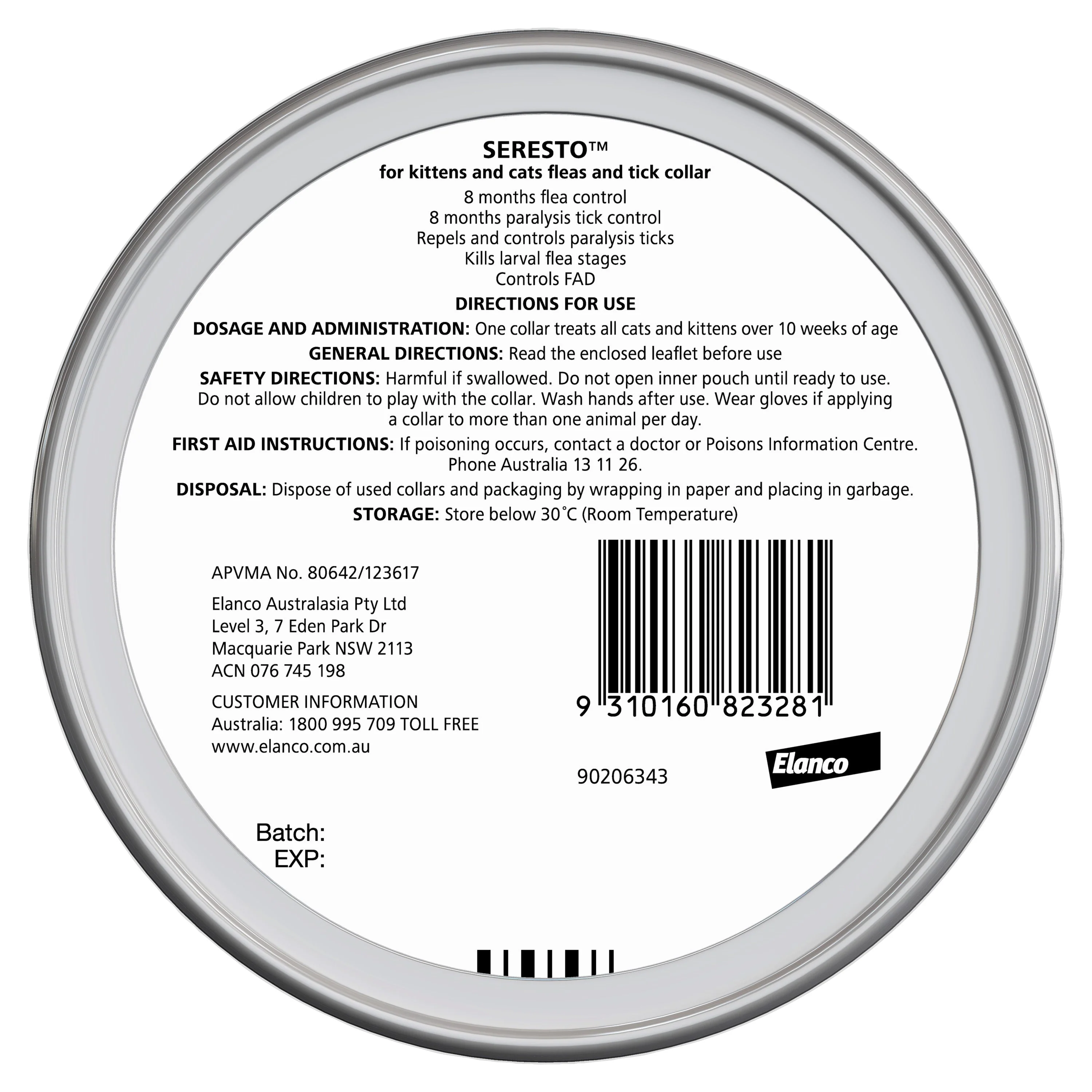 Seresto Flea Collar for Kittens and Cats - Image 3