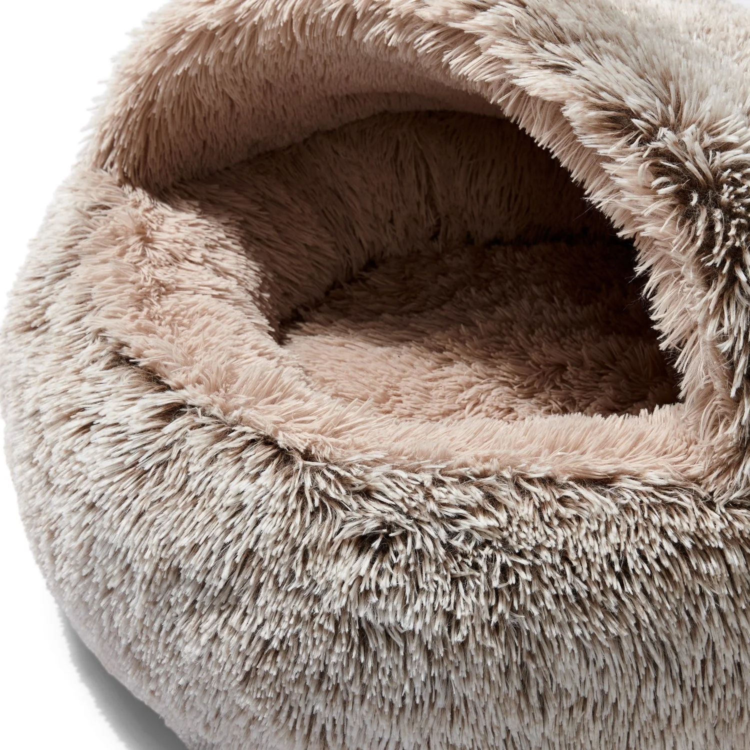 Snooza Hooded Cuddler Soothing and Calming Mink Dog and Cat Bed Small - Image 3