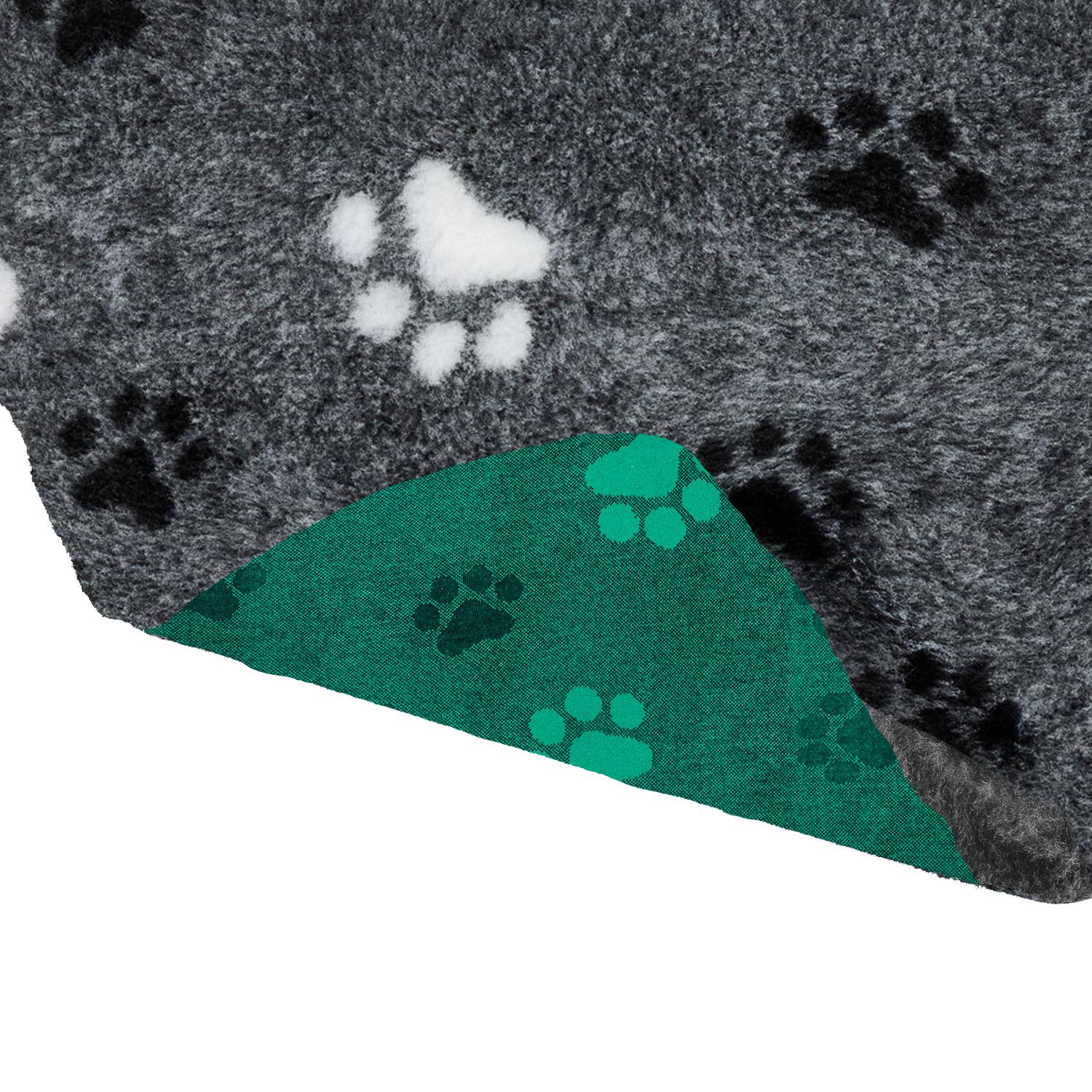 Snooza Stay Dry Mat Grey Paws Dog Bed Medium - Image 4
