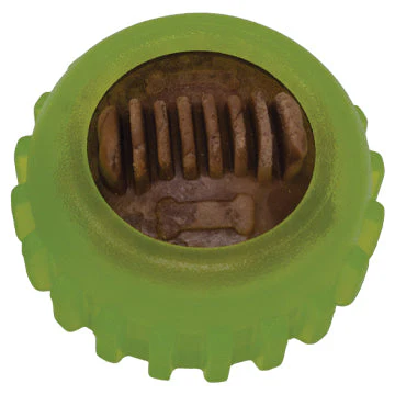 Starmark Everlasting Treat Sprocket Ball Dog Toy Medium - Image 3