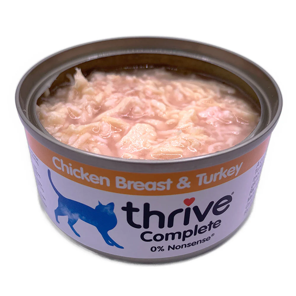 Thrive Chicken and Turkey Wet Cat Food 75g - Image 4