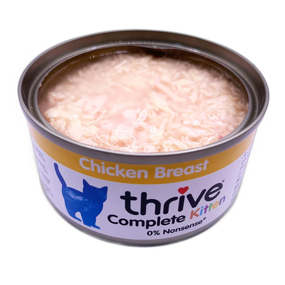 Thrive Chicken Breast Wet Kitten Food 75g x 12 - Image 4
