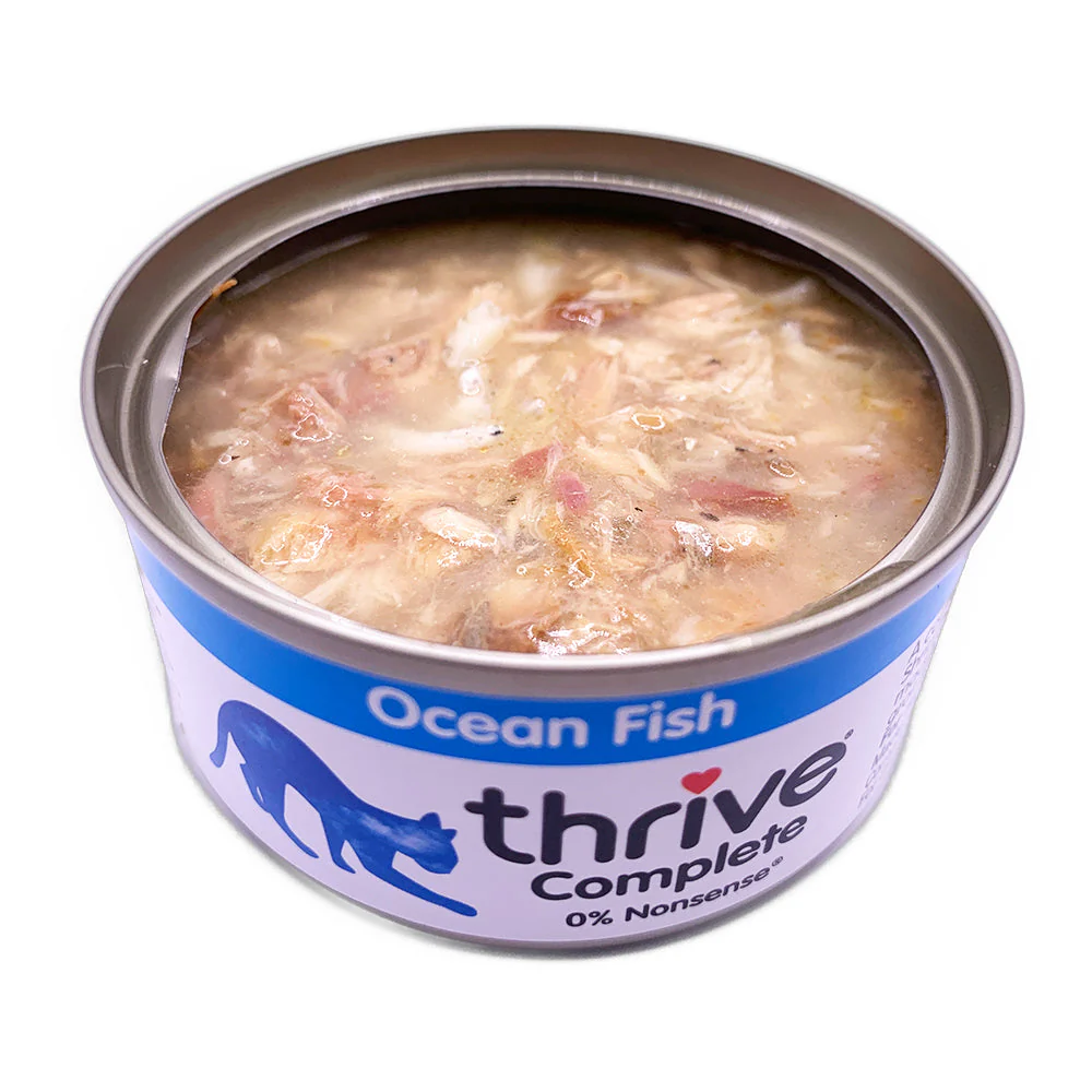 Thrive Ocean Fish Wet Cat Food 75g x 12 - Image 4