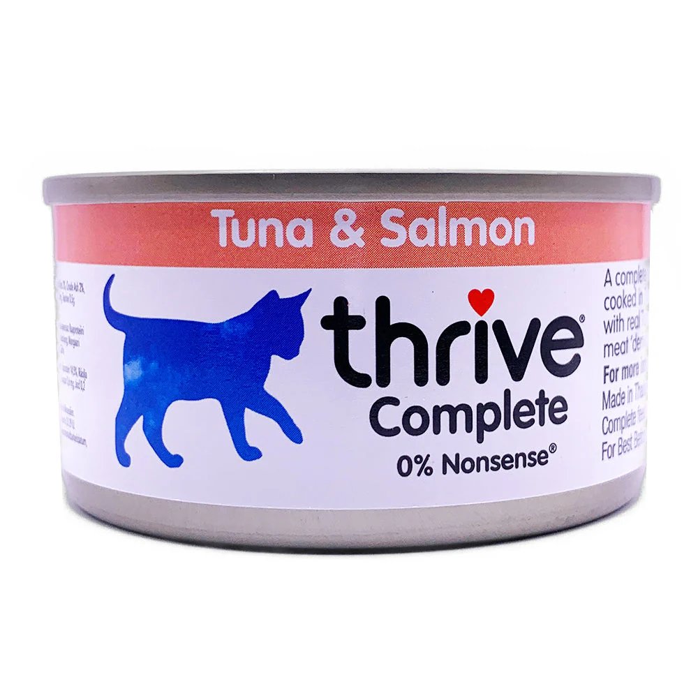 Thrive Tuna and Salmon Wet Cat Food 75g x 12 - Image 3