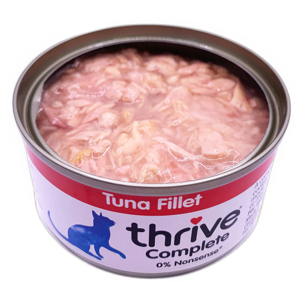 Thrive Tuna Fillet Wet Cat Food 75g x 12 - Image 4