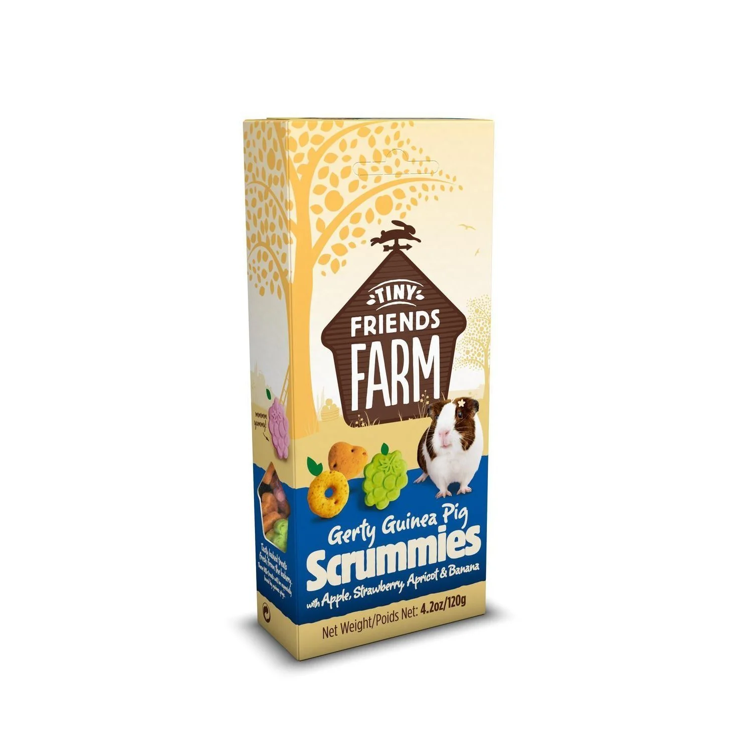 Supreme Tiny Friends Farm Gerty Guinea Pig Scrummies Treats 120g - Image 2