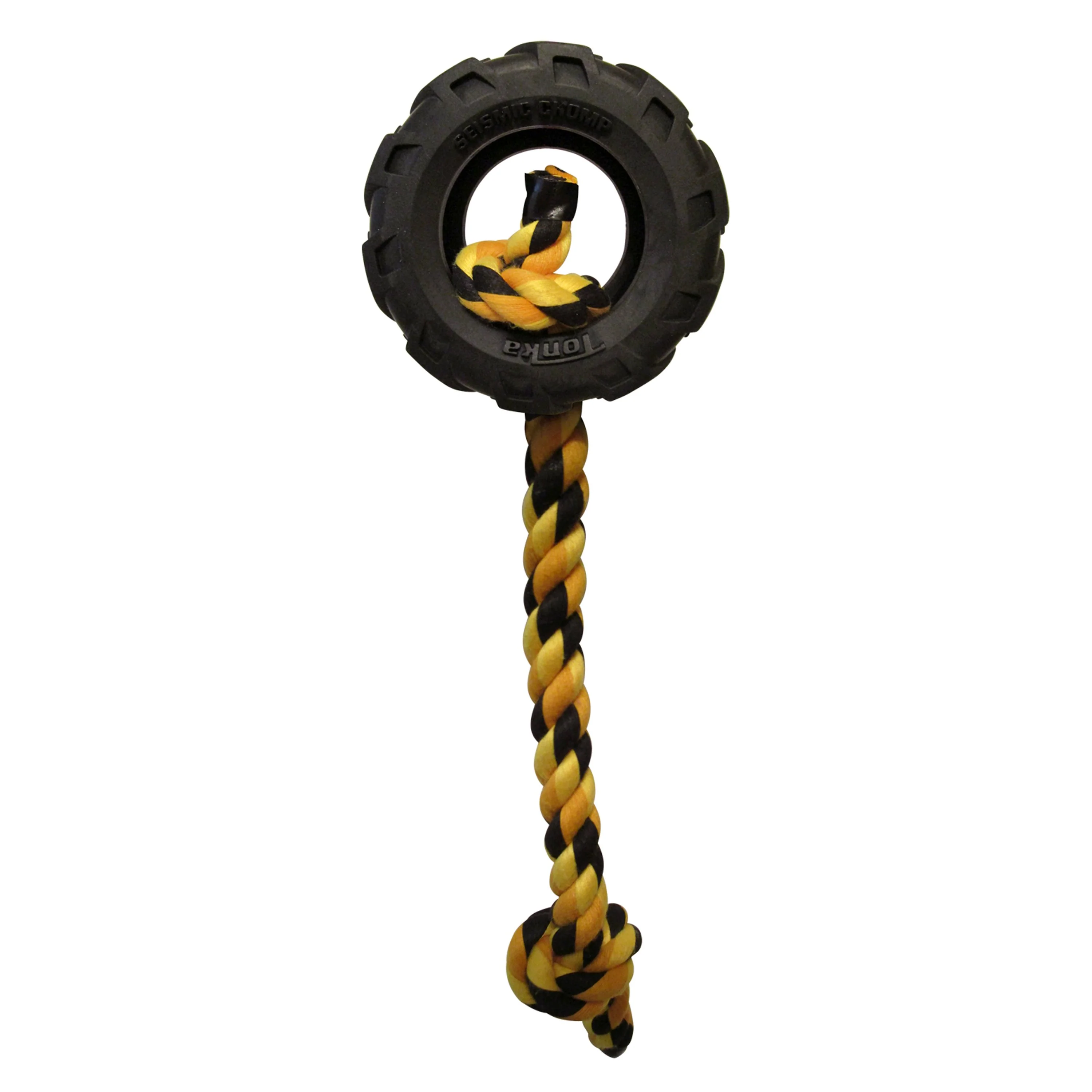 Tonka Mighty Chomp Tyre with Rope Dog Toy* - Image 2