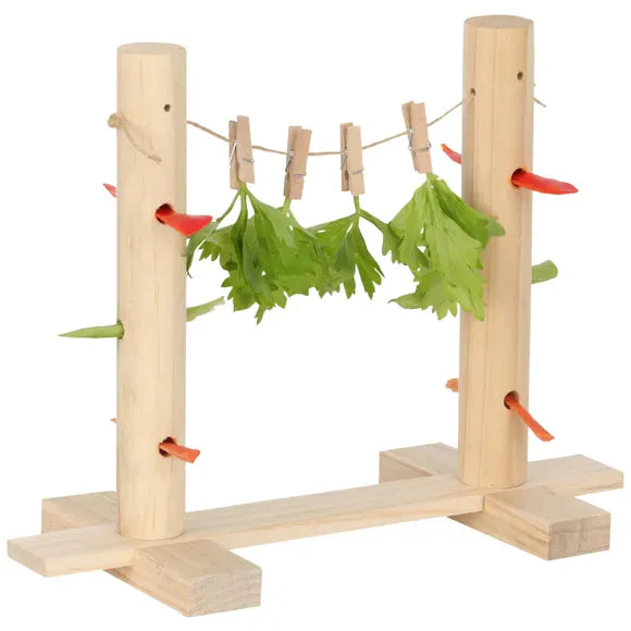 Veggie Patch Peg and Snack Line for Small Animals Medium