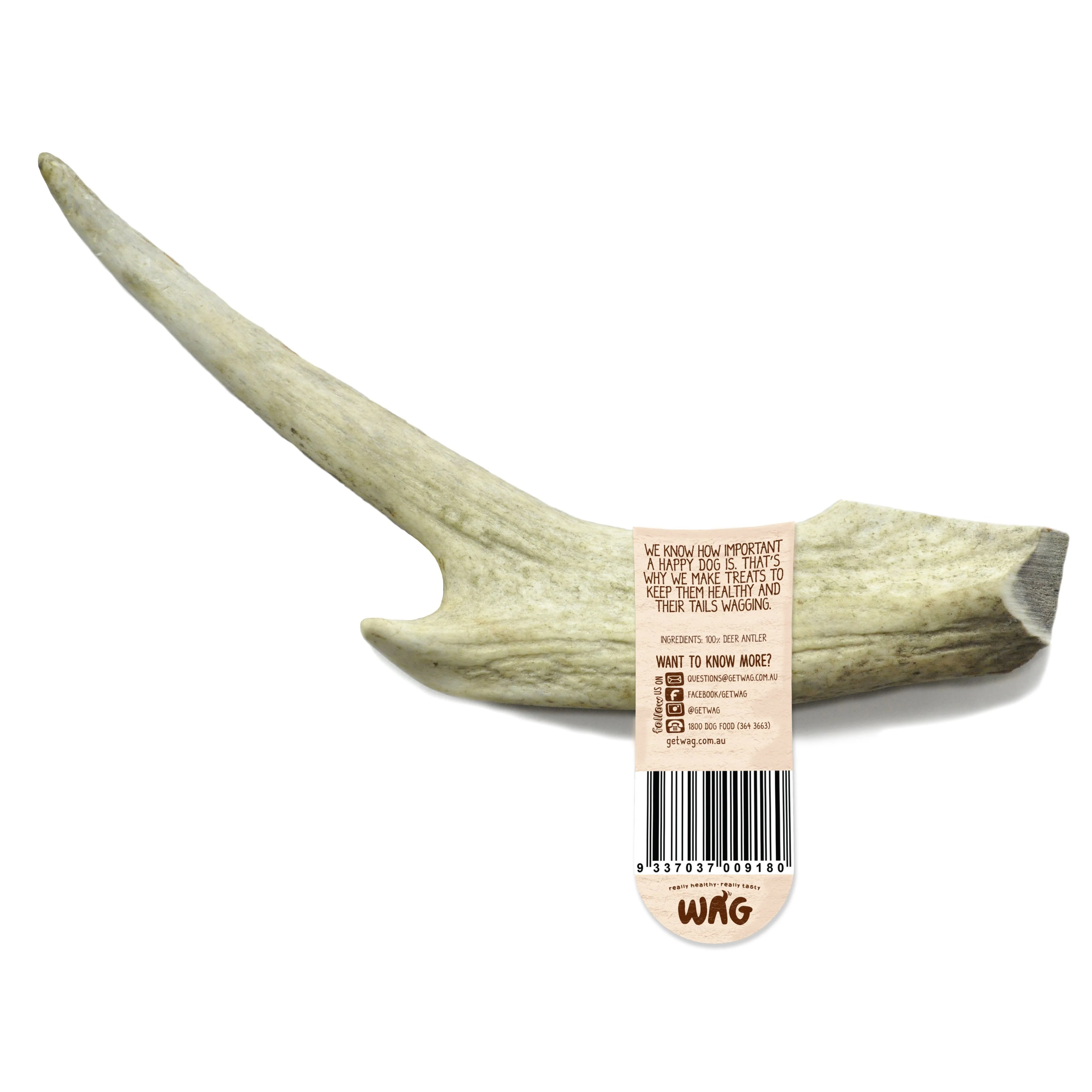 Wag Whole Antler Large Dog Chew Treat - Image 2