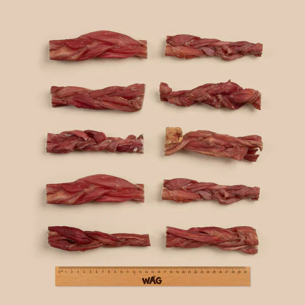 Wag Braided Bully Stick Regular 4 Pack - Image 4