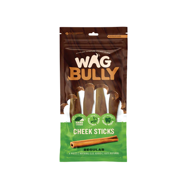 Wag Cheek Stick Regular 4 Pack