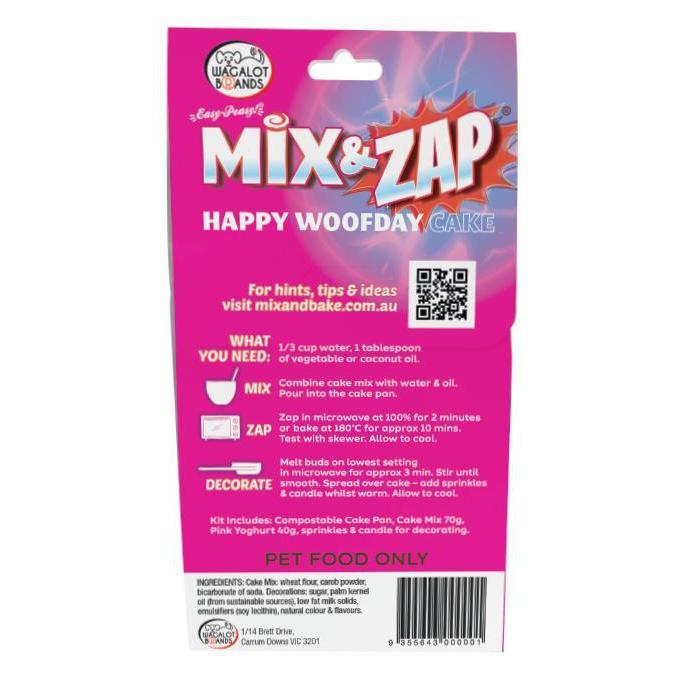 Wagalot Mix & Zap Happy Woofday Cake Kit Pink - Image 4