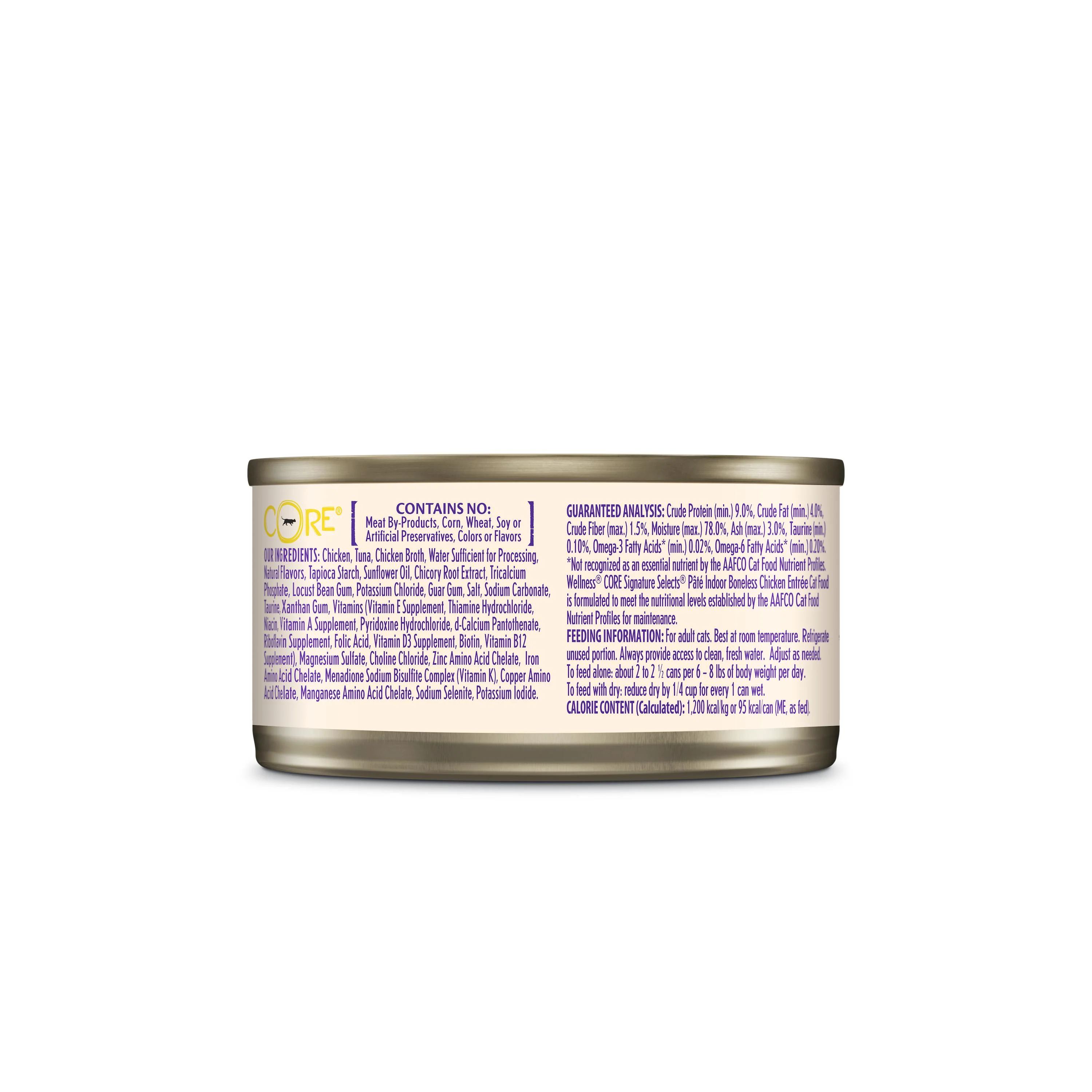 Wellness CORE Signature Selects Paté Chicken Entrée Indoor Wet Cat Food 79g - Image 2