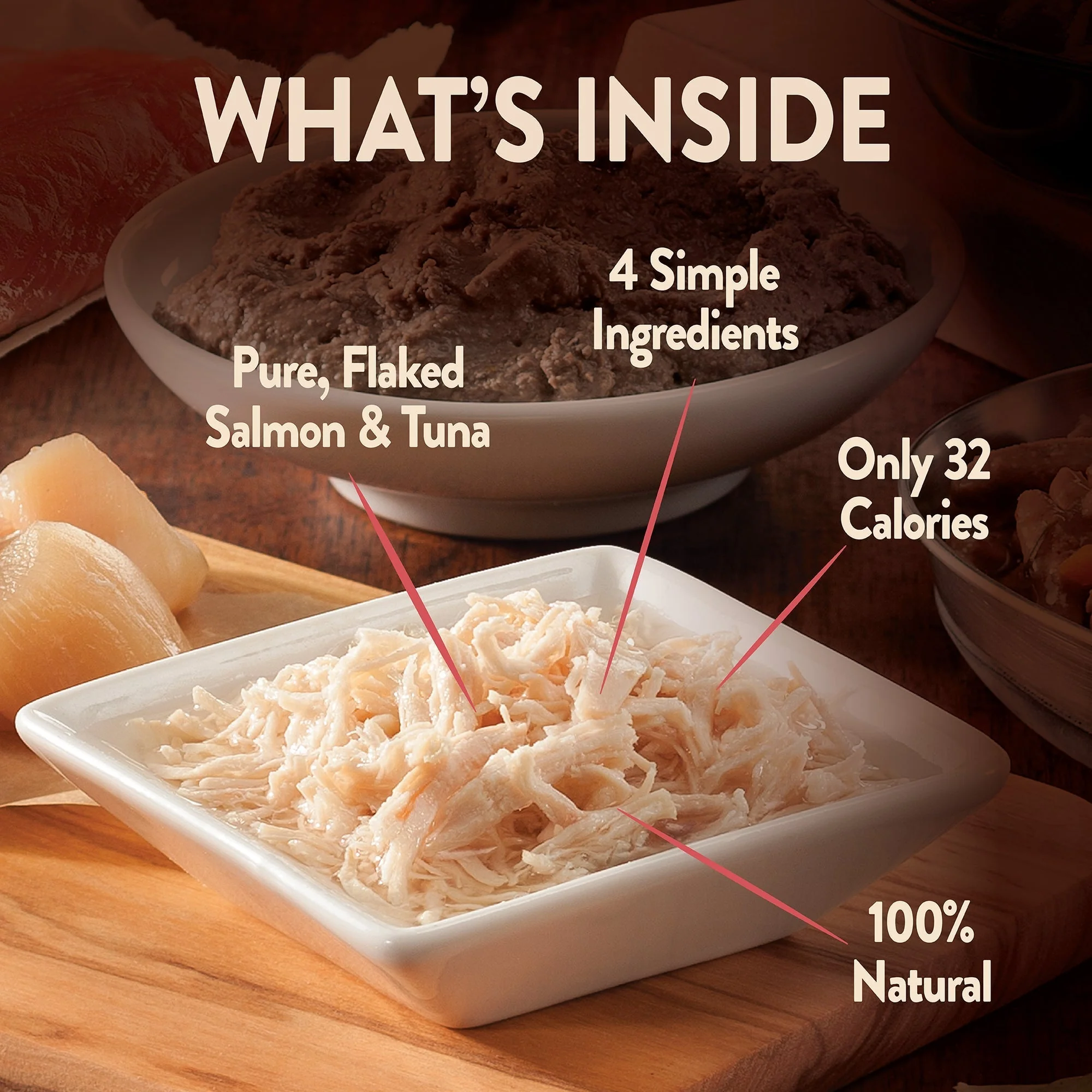 Wellness CORE Simply Shreds Flaked Wild Salmon and Tuna Wet Cat Food 50g - Image 6