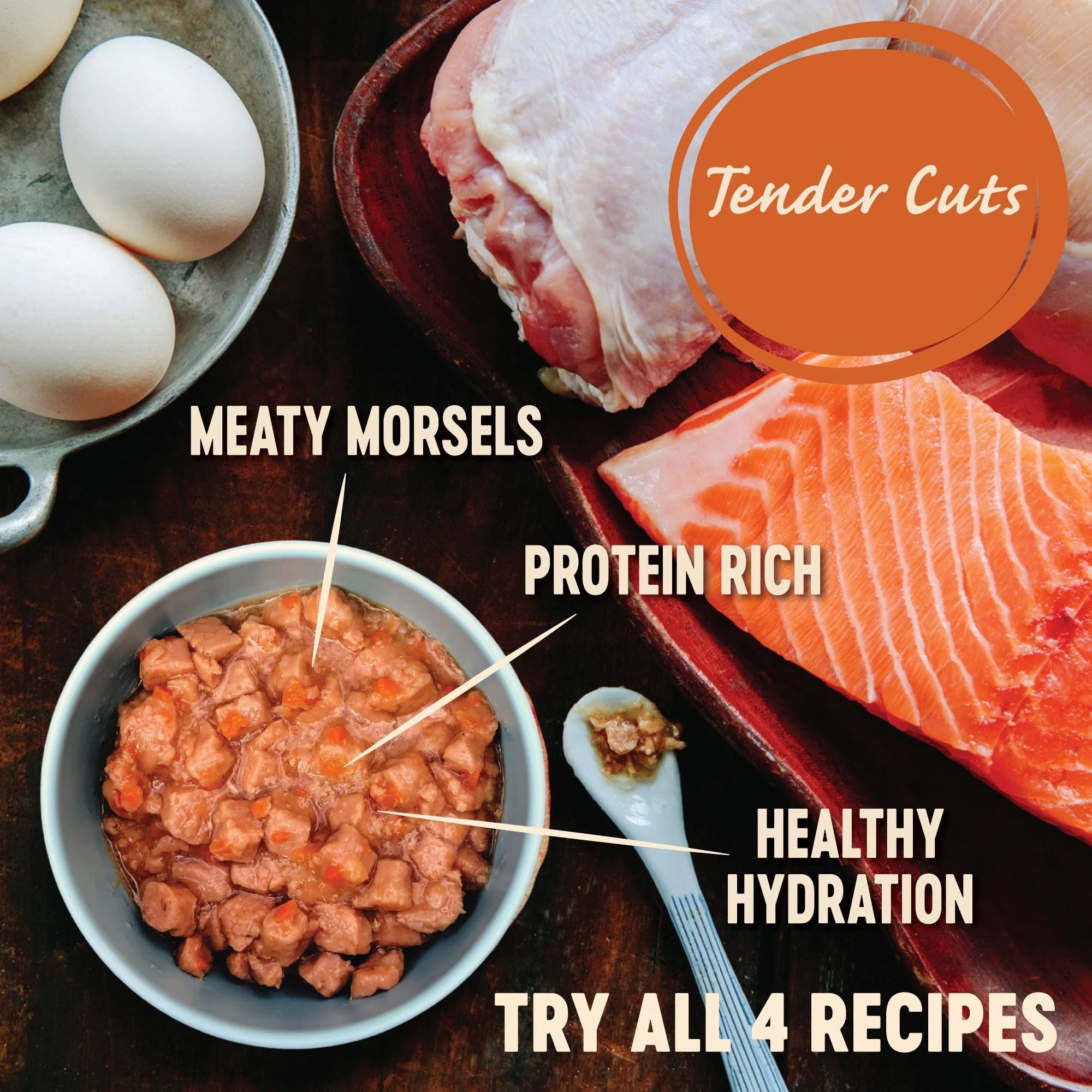 Wellness CORE Tender Cuts Tuna Selection Multipack Wet Cat Food 85g x 6 - Image 5