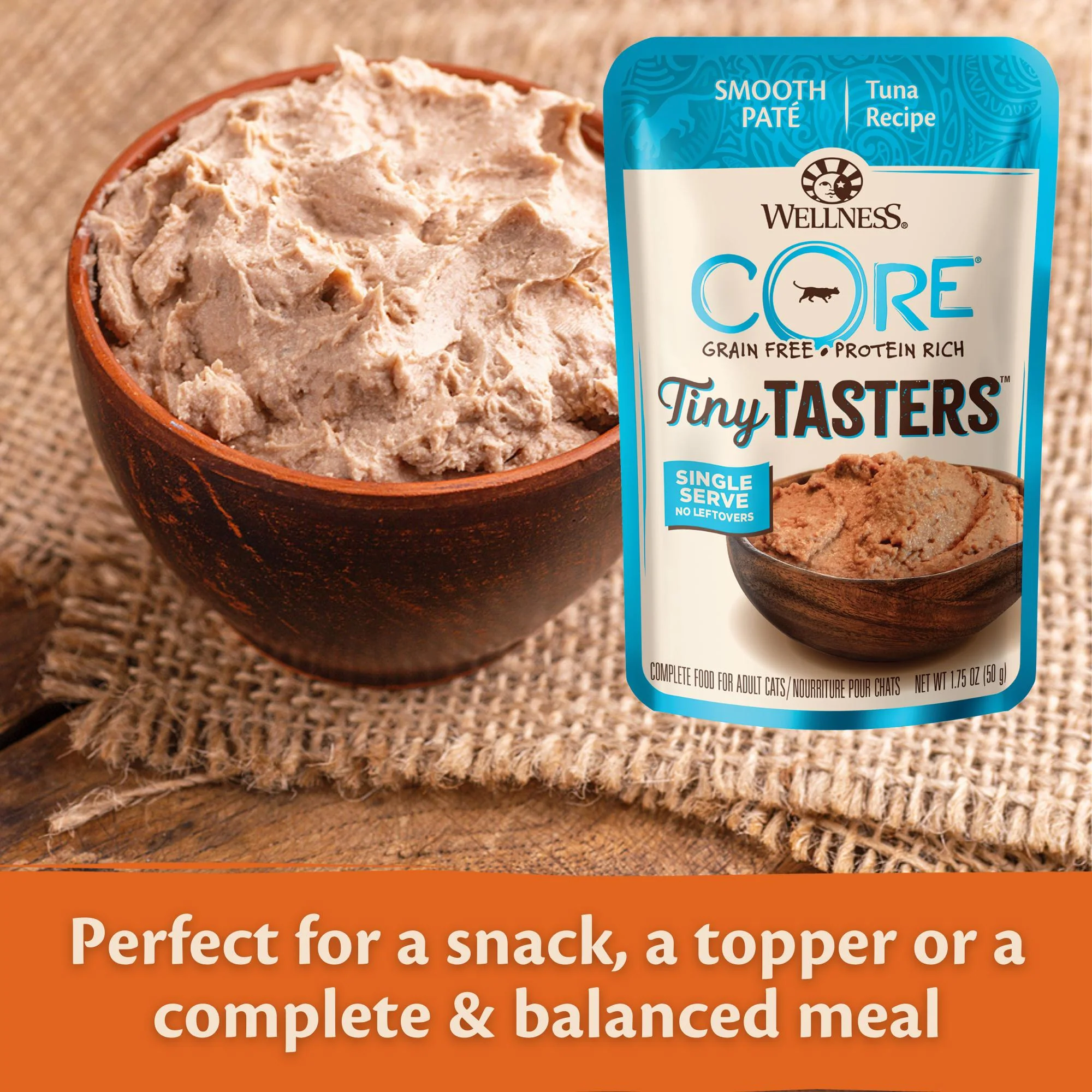 Wellness CORE Tiny Tasters Tuna Paté Wet Cat Food 50g - Image 6