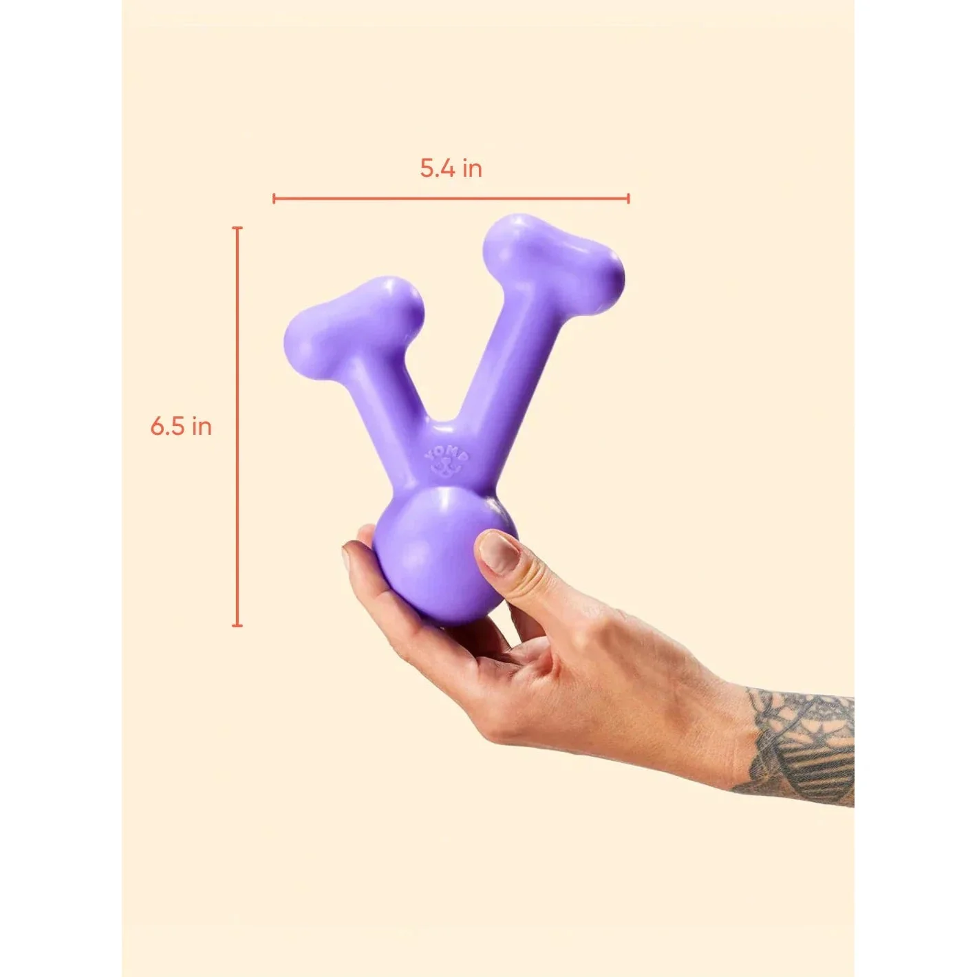 Yomp FunnyBone BPA Free Food Grade Silicone Dog Toy - Image 4