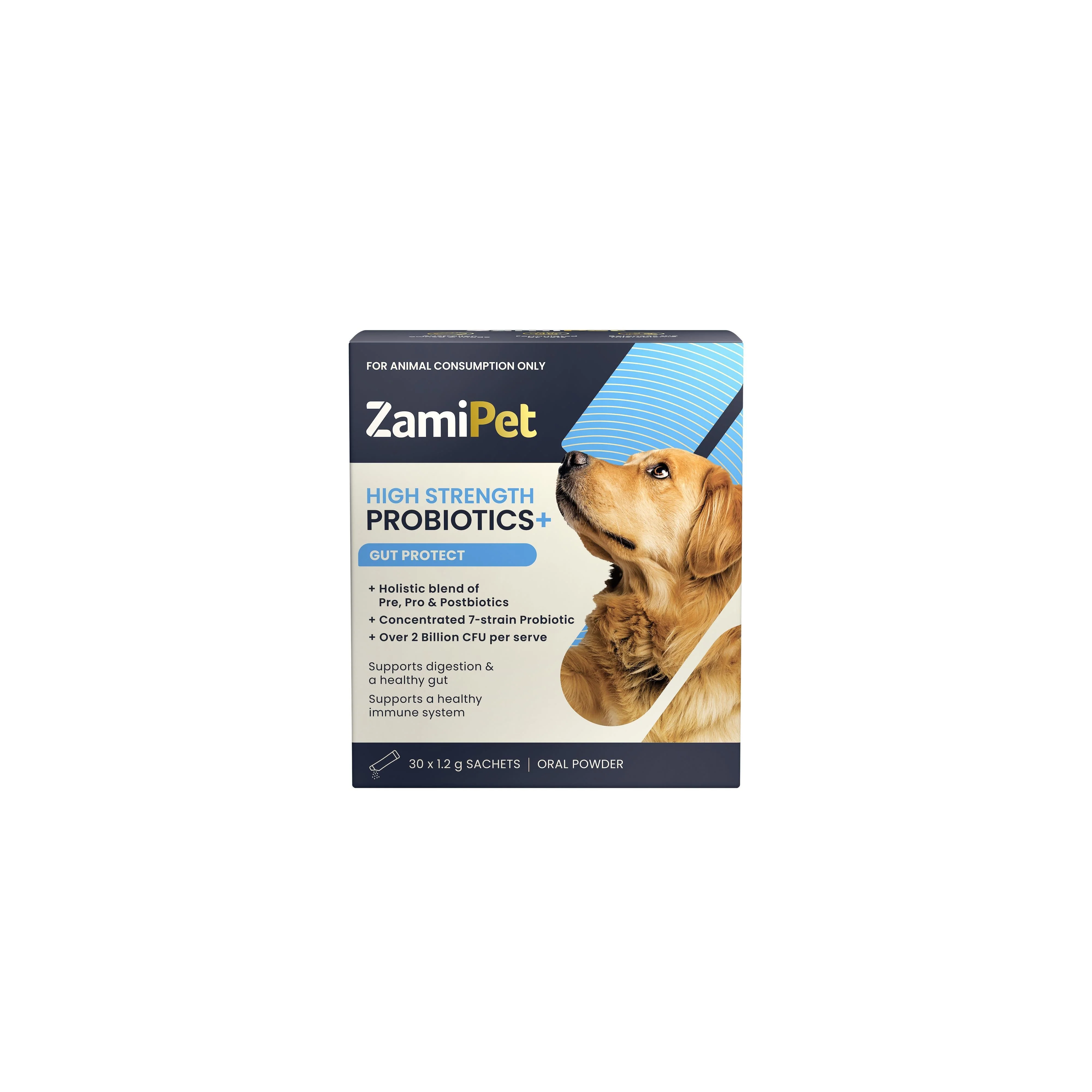 ZamiPet High Strength Probiotics Gut Protect for Dogs 30 Sachets - Image 2