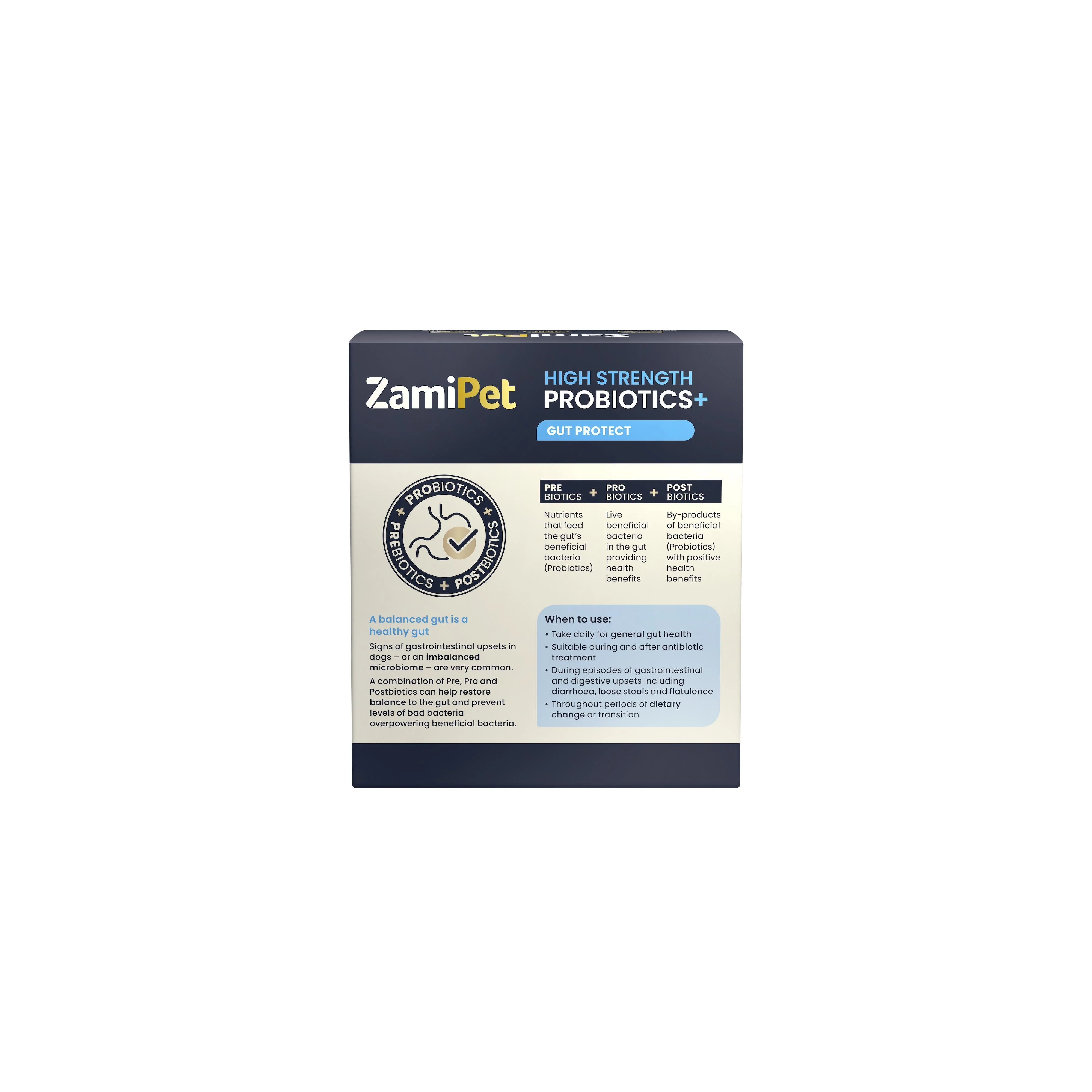 ZamiPet High Strength Probiotics Gut Protect for Dogs 30 Sachets - Image 3
