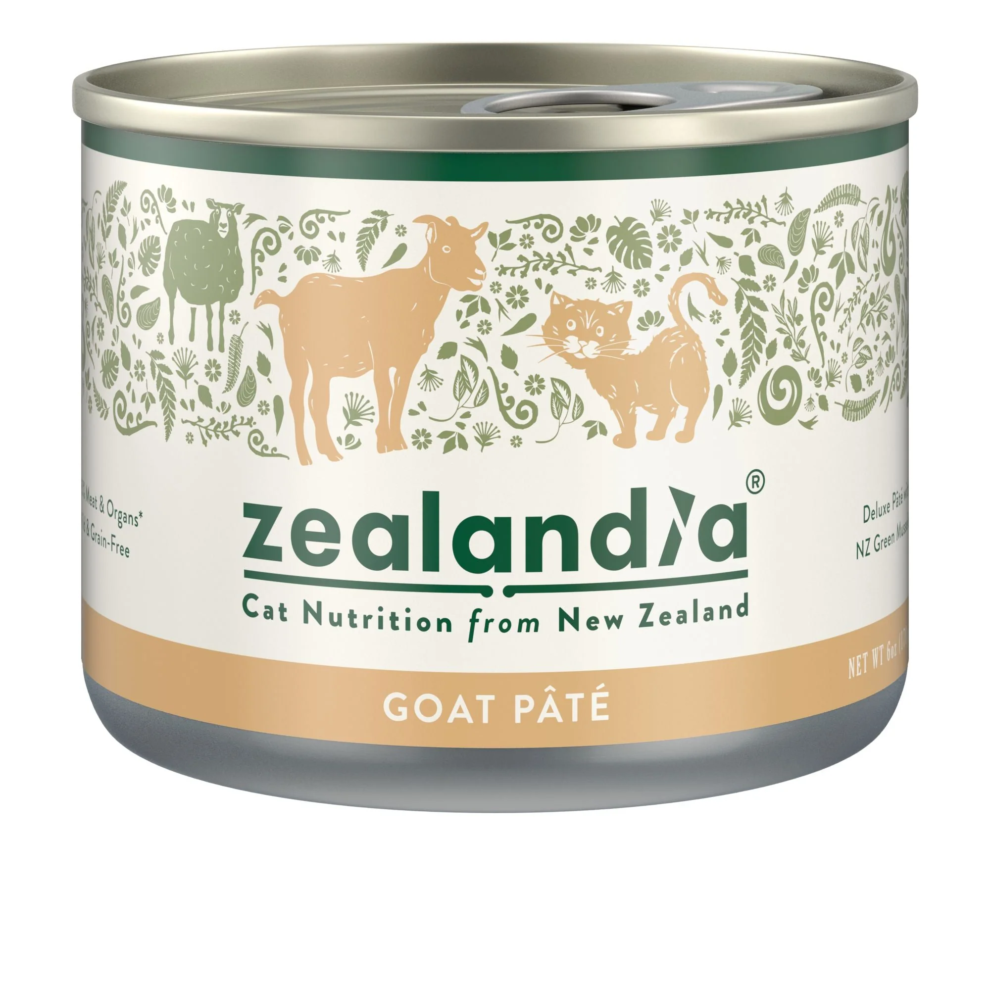 Zealandia Goat Pate Adult Cat Wet Food 170g x24 - Image 2