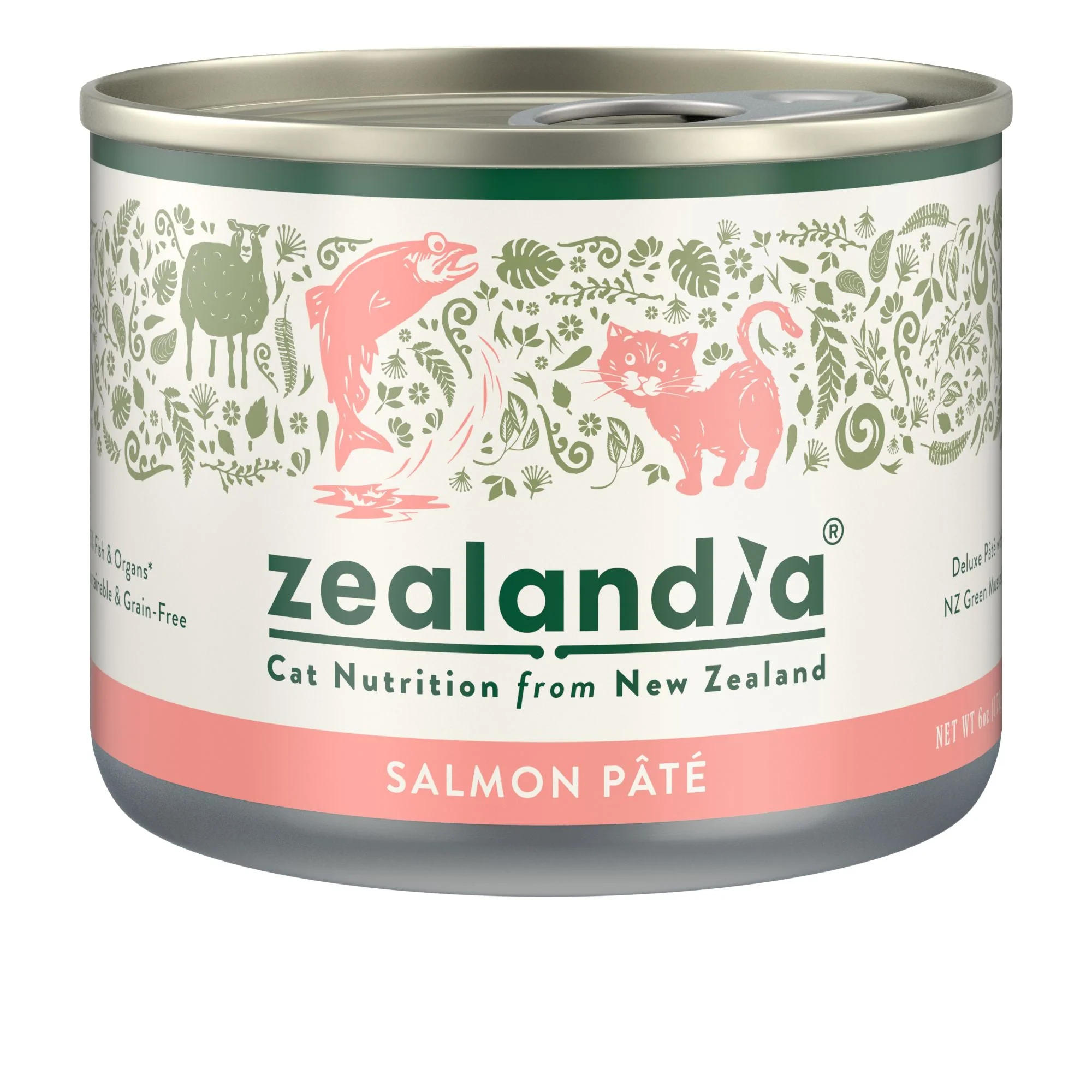 Zealandia Salmon Pate Adult Cat Wet Food 170g x24 - Image 2