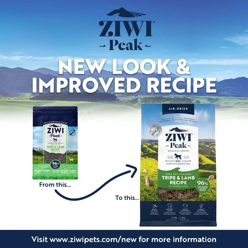 ZIWI Peak Air Dried Tripe and Lamb Recipe Dog Food 1kg - Image 3